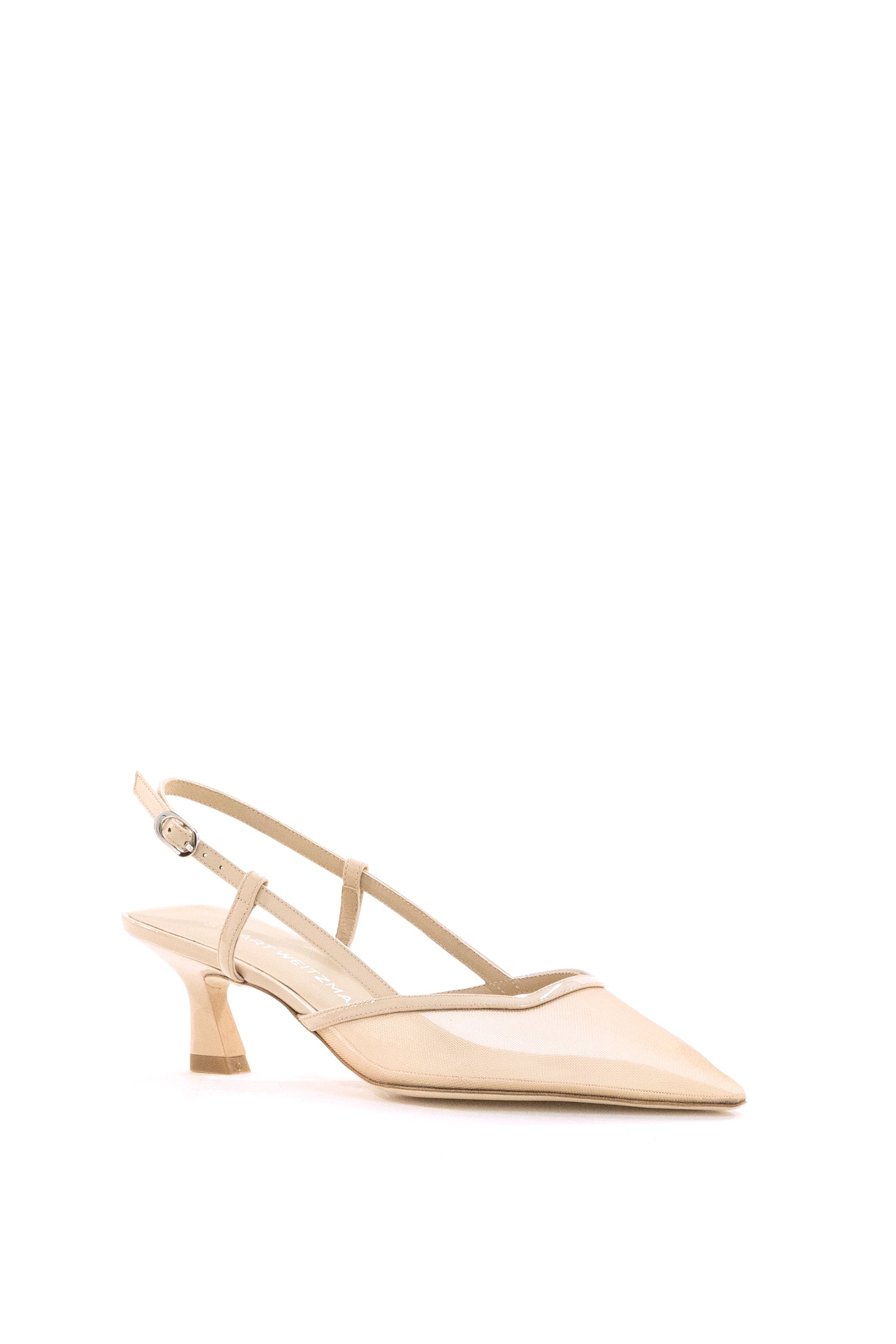 STUART WEITZMAN Décolleté Slingback Vinnie in Suede, view 2