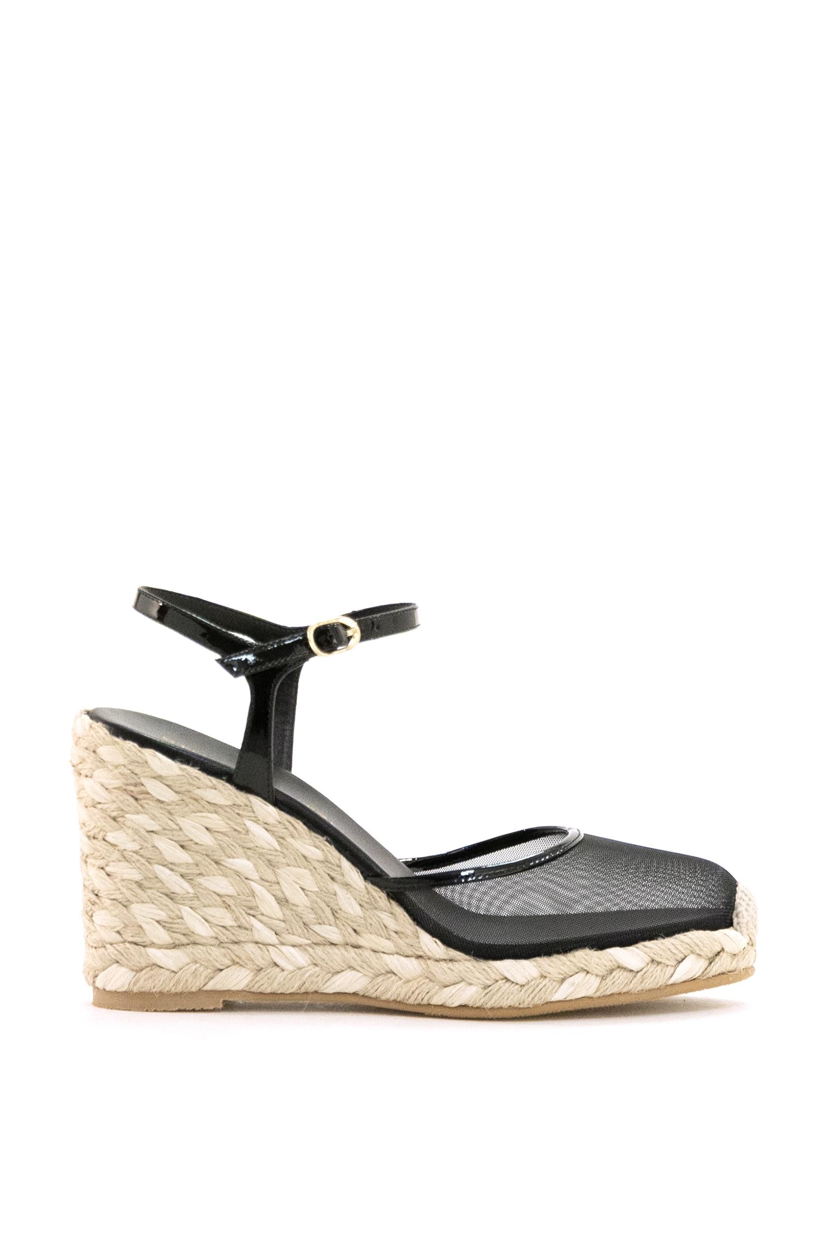 STUART WEITZMAN Décolleté Espadrillas Barital in Vernice e Mesh