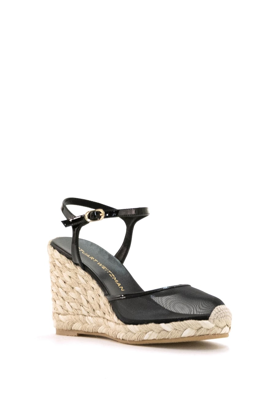 STUART WEITZMAN Décolleté Espadrillas Barital in Vernice e Mesh, view 2