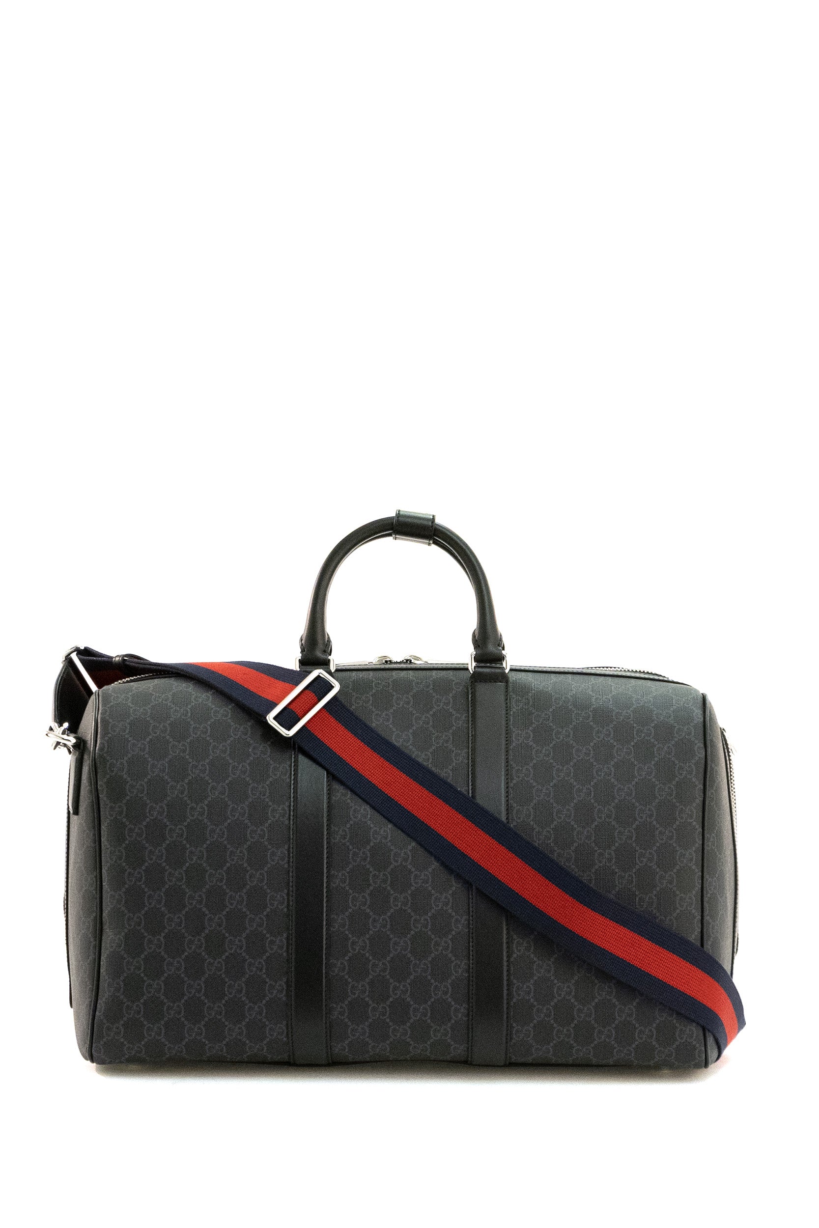Gucci Borsone in tessuto GG Supreme nero