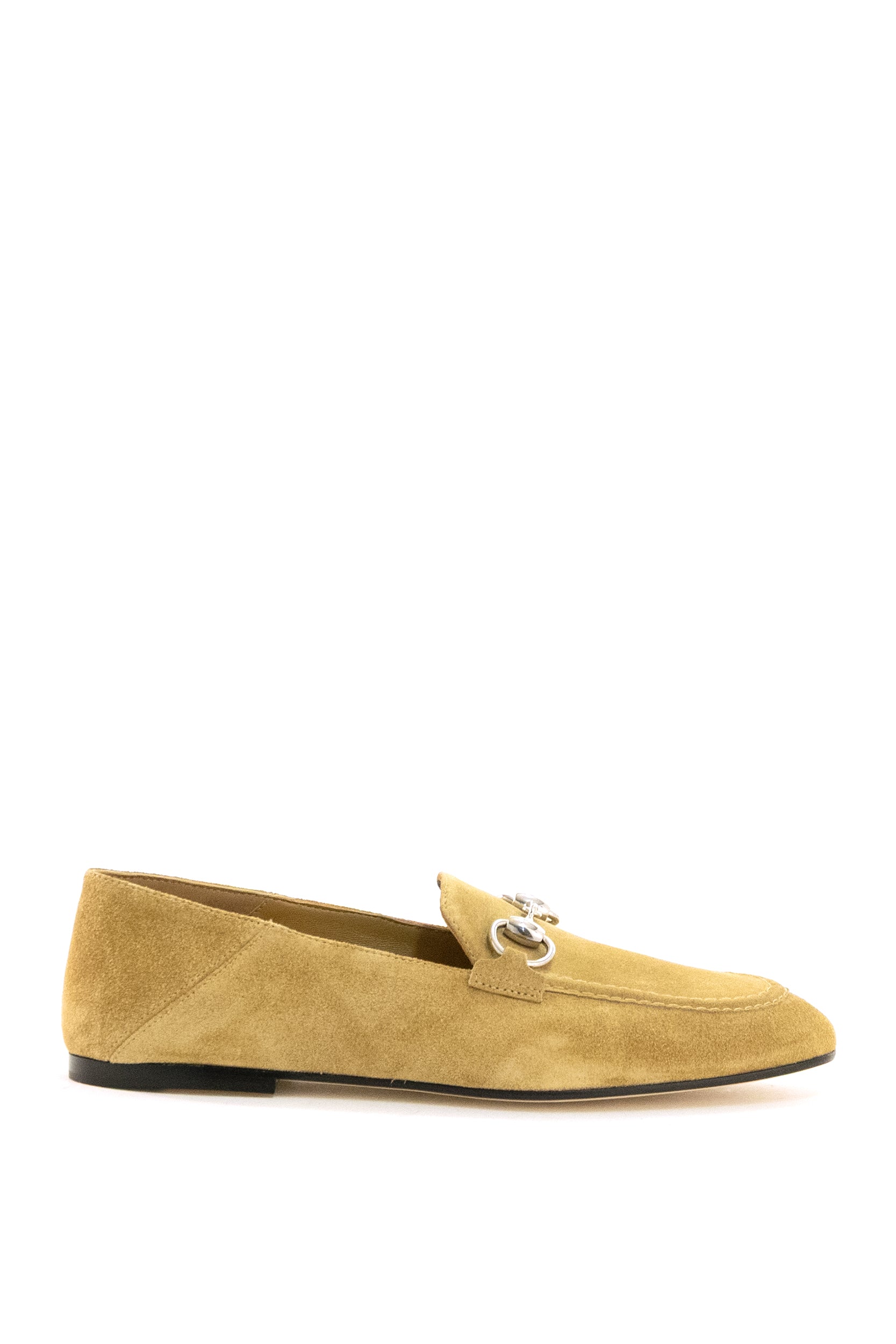 Gucci Mocassini con Morsetto in suede di colore beige