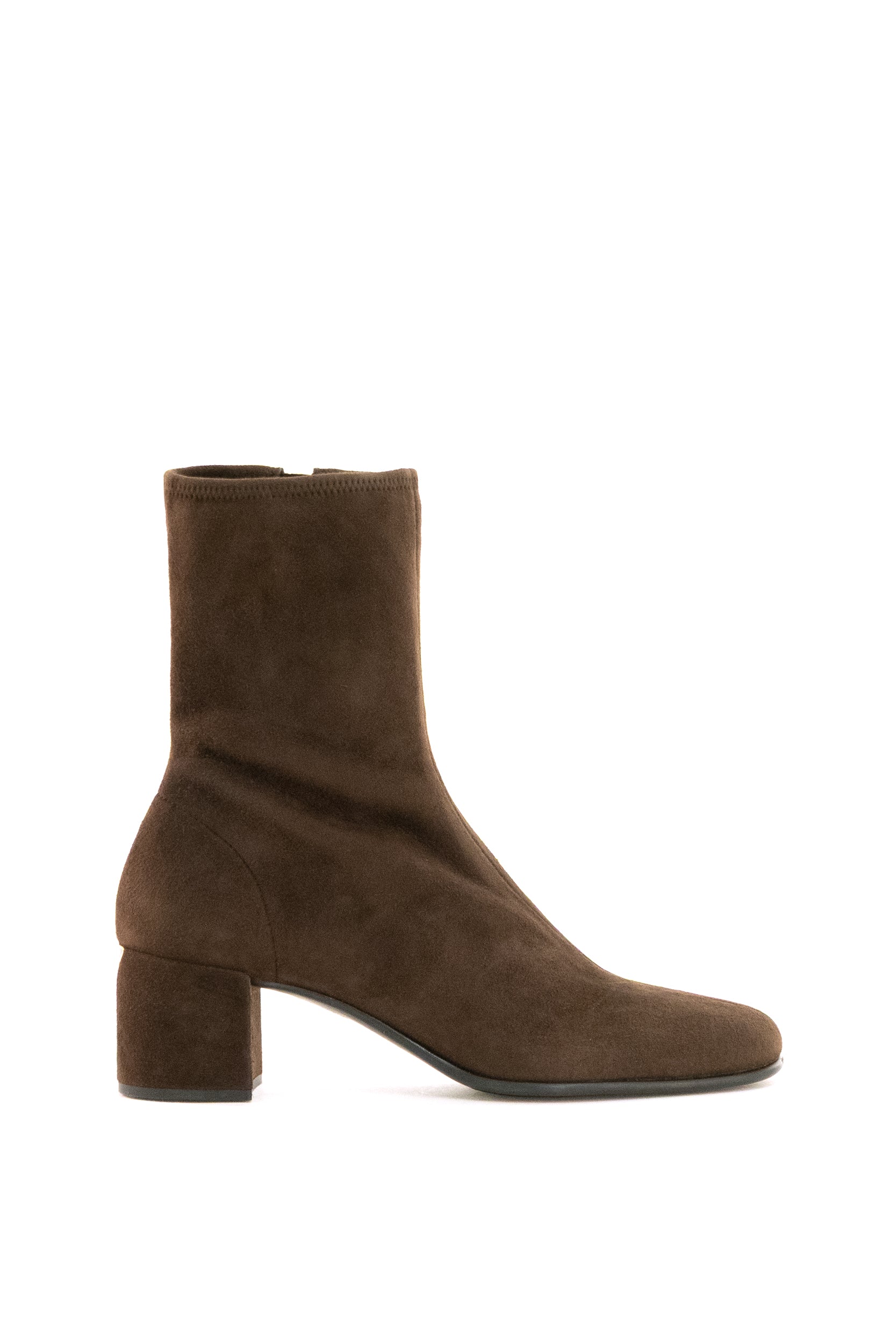 Prada Stivaletti in suede stretch di colore marrone