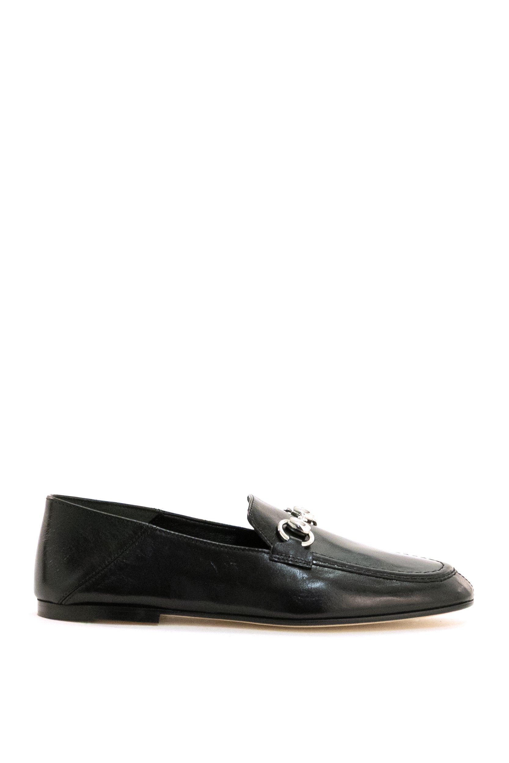 Gucci Mocassini con Morsetto in pelle di colore nero