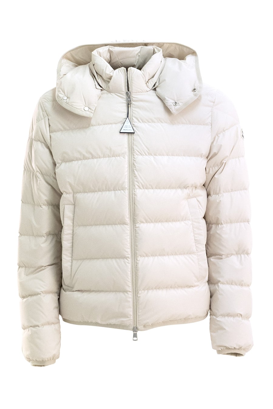 Moncler Piumino Montbrocq  in poliestere color avorio