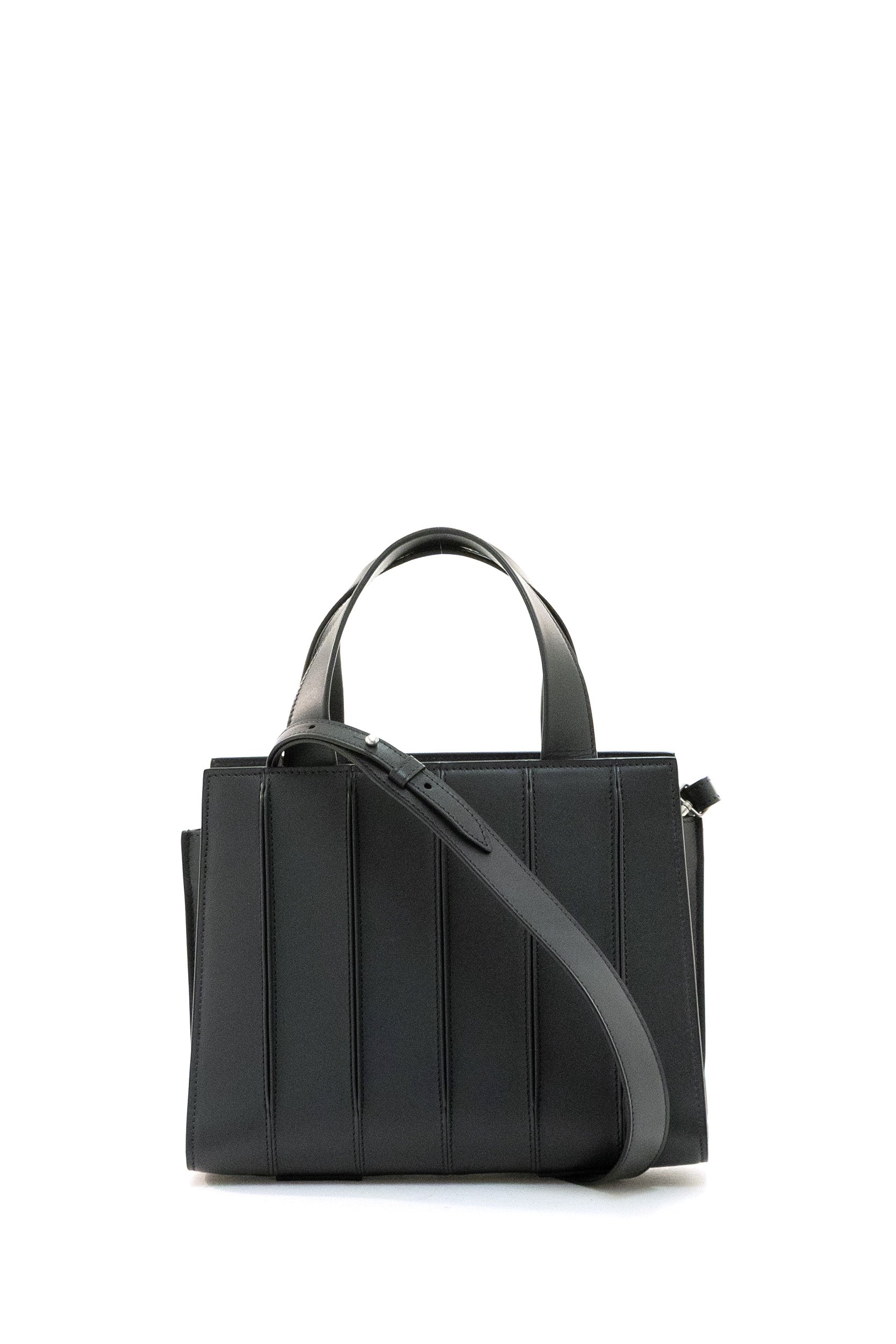 Max Mara Borsa Whitney Medium in pelle di colore grigio atrancite