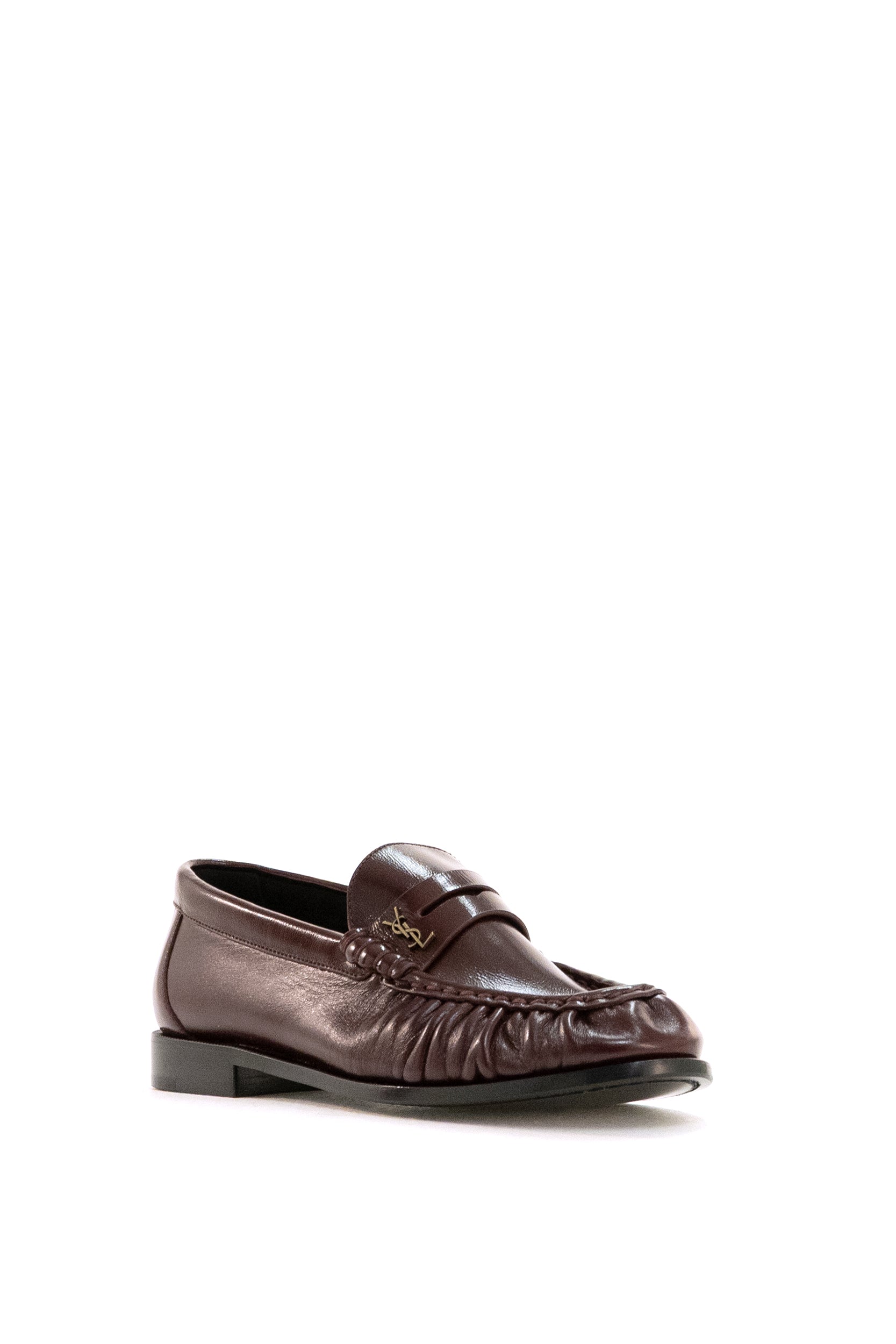 Saint Laurent Mocassini Le Loafer in Pelle Liscia, view 2