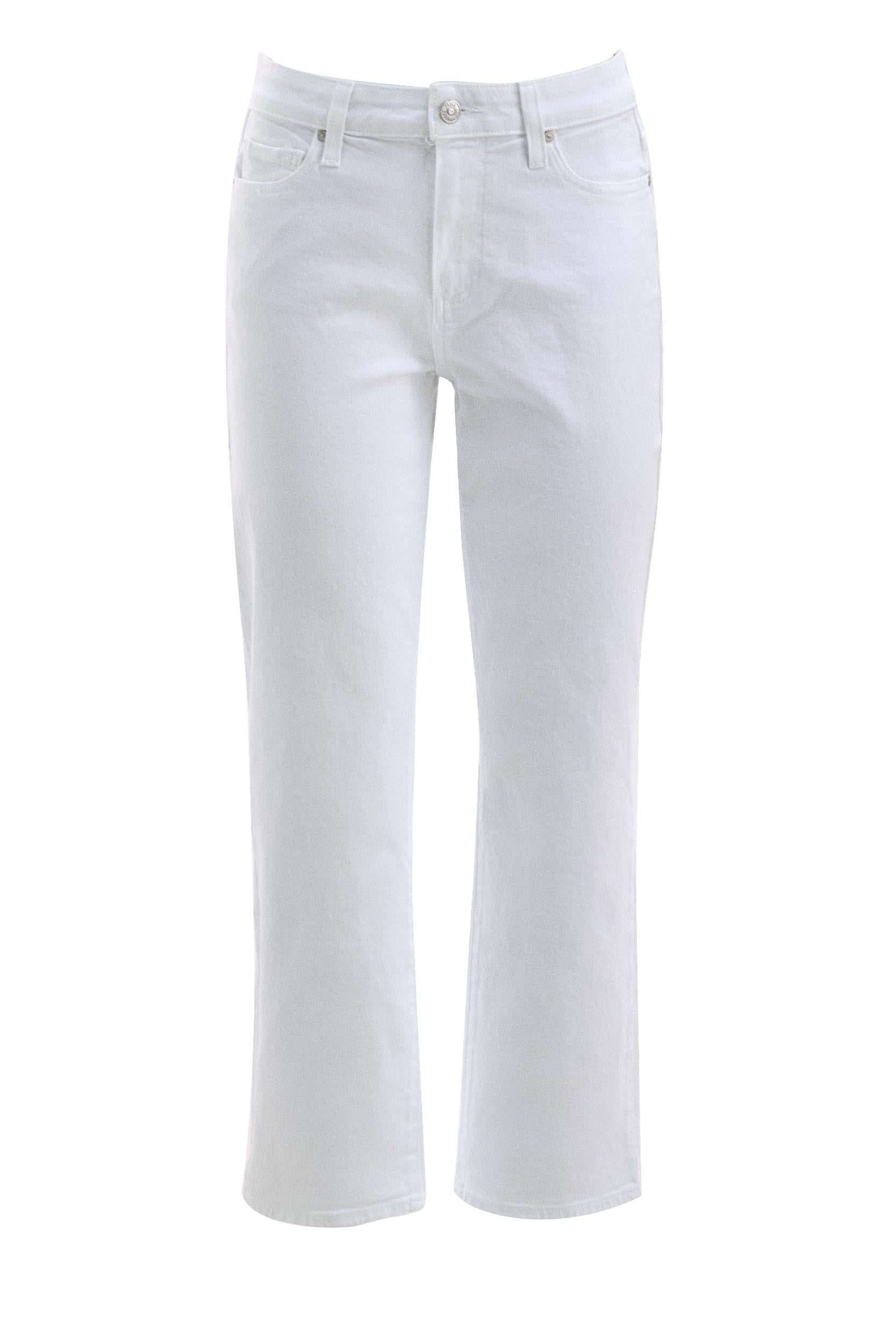 PAIGE Jeans in cotone di colore bianco