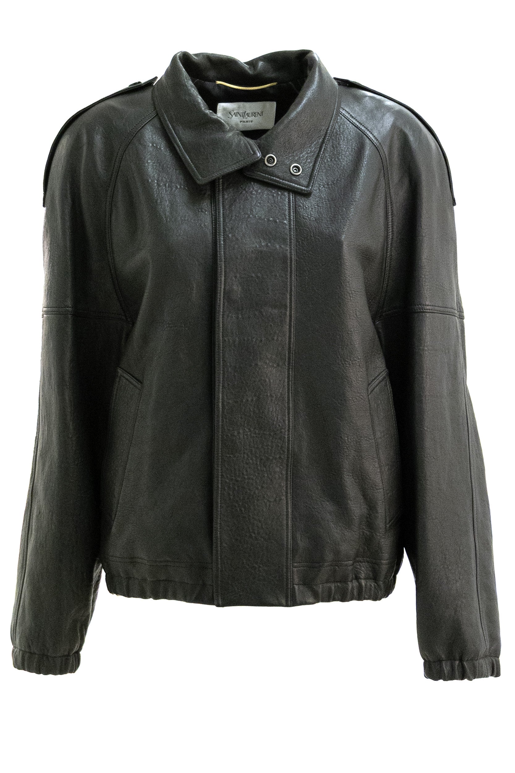 Saint Laurent Giacca Bomber in Pelle Vintage