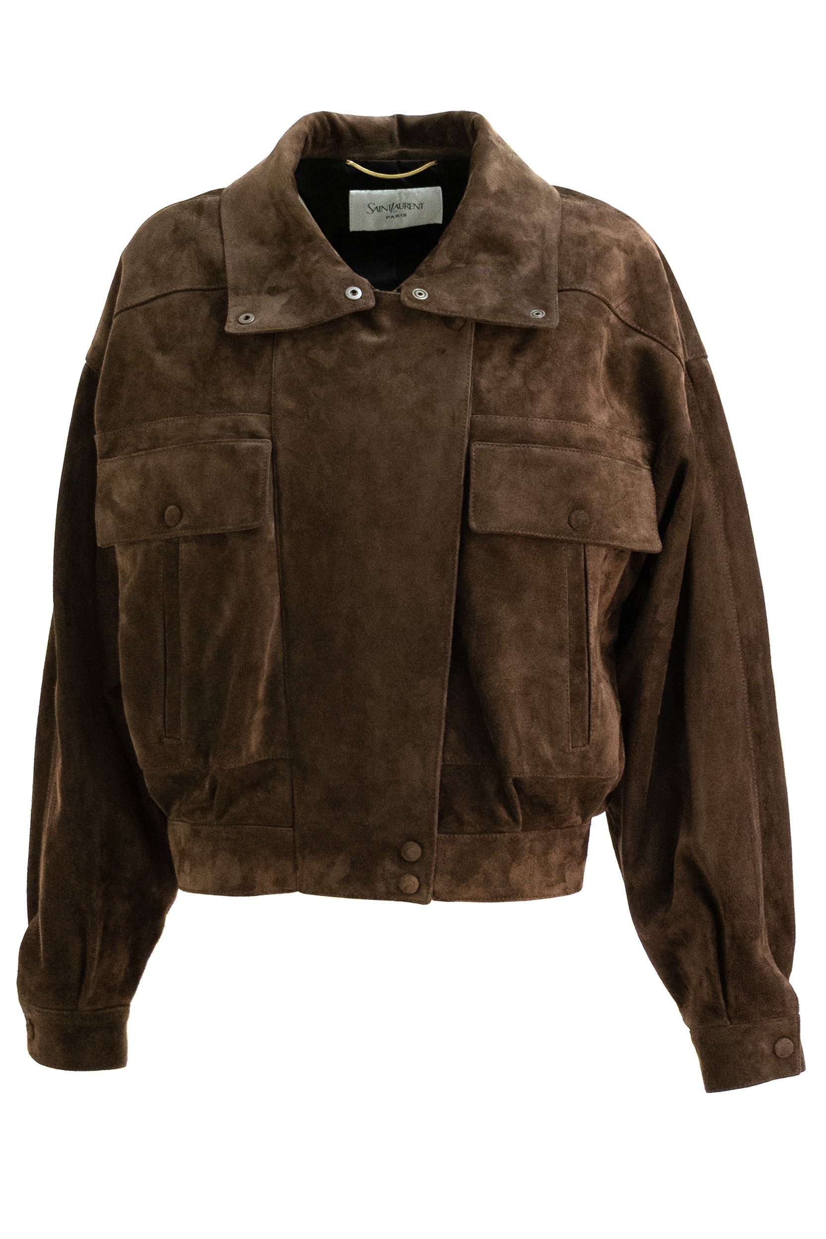 Saint Laurent Giacca in Suede Vintage