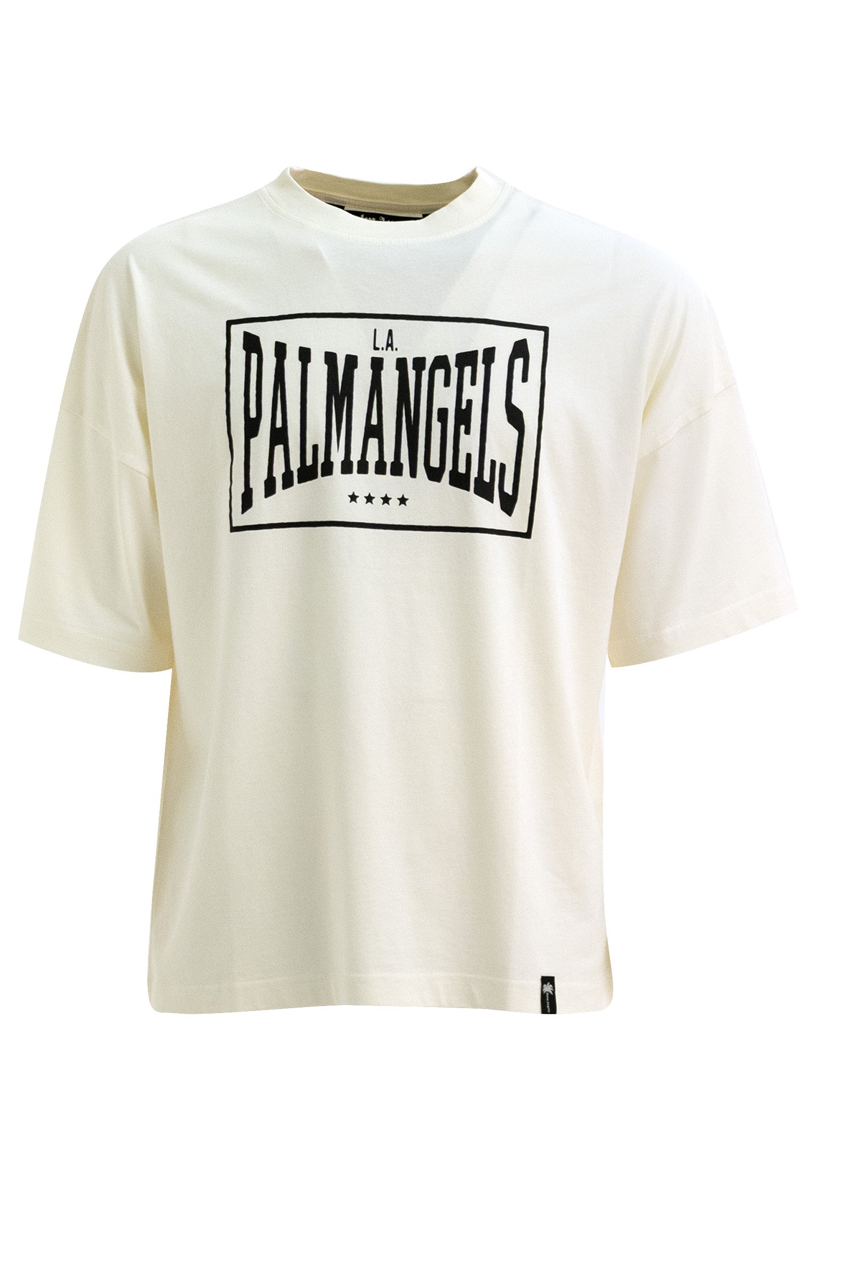 Palm Angels T-shirt in Cotone con Stampa Logo