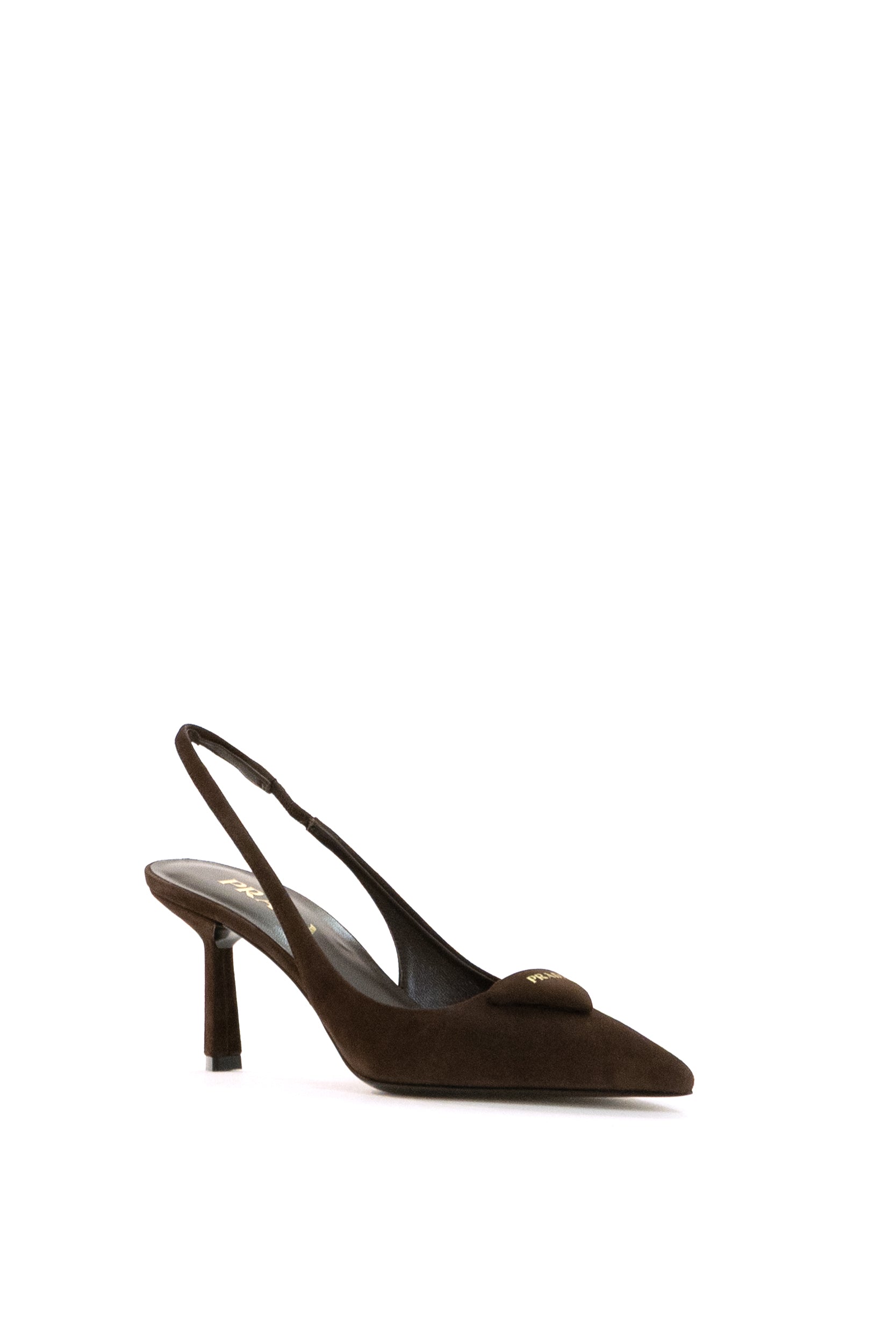 Prada Décolleté Slingback in Pelle Scamosciata, view 2