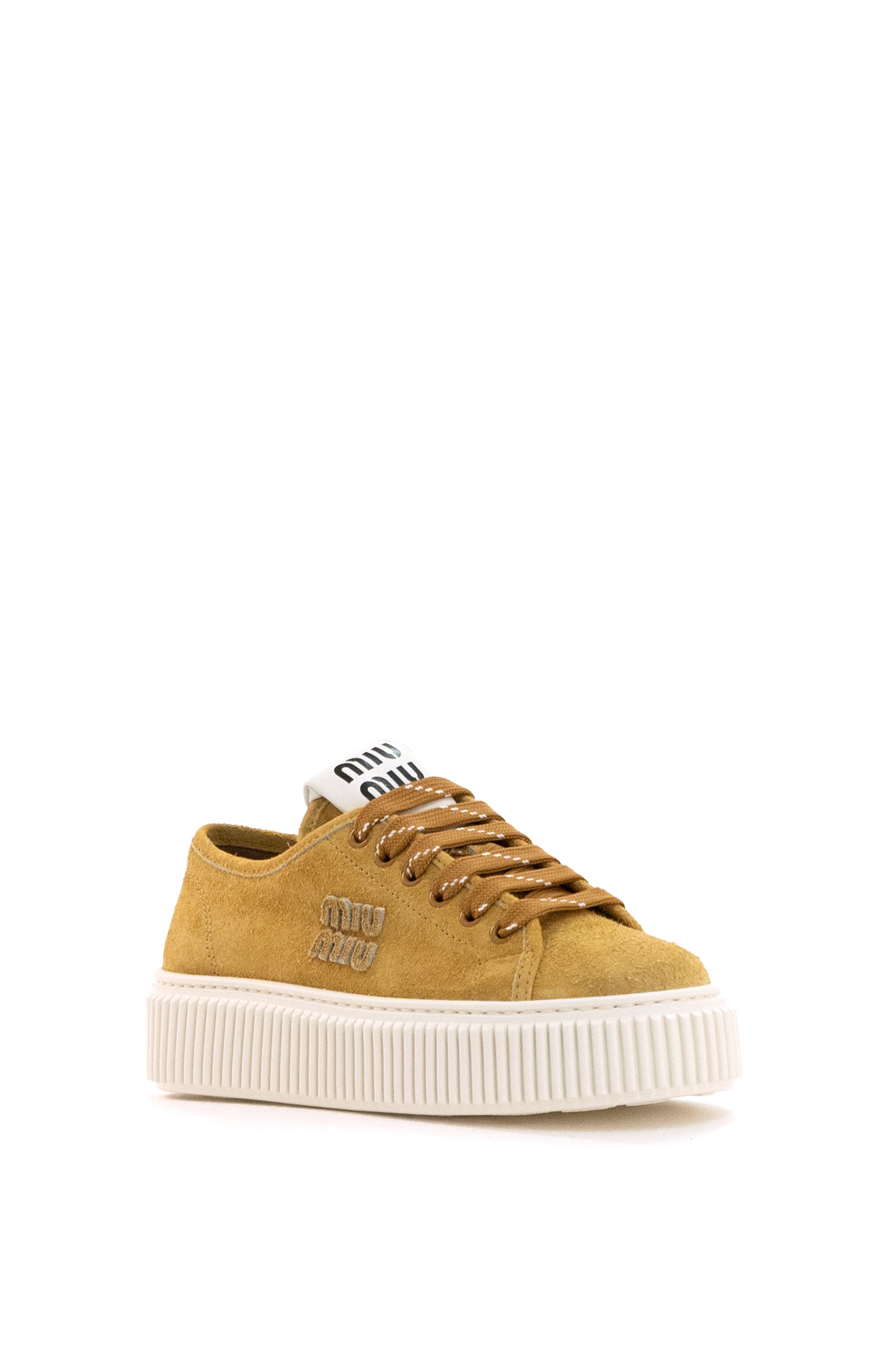 Miu Miu Sneakers in Pelle Scamosciata, view 2