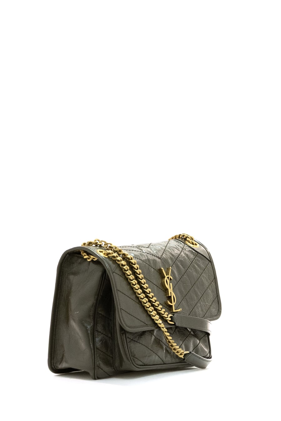 Saint Laurent Borsa Niki Media in Pelle Vintage, view 2