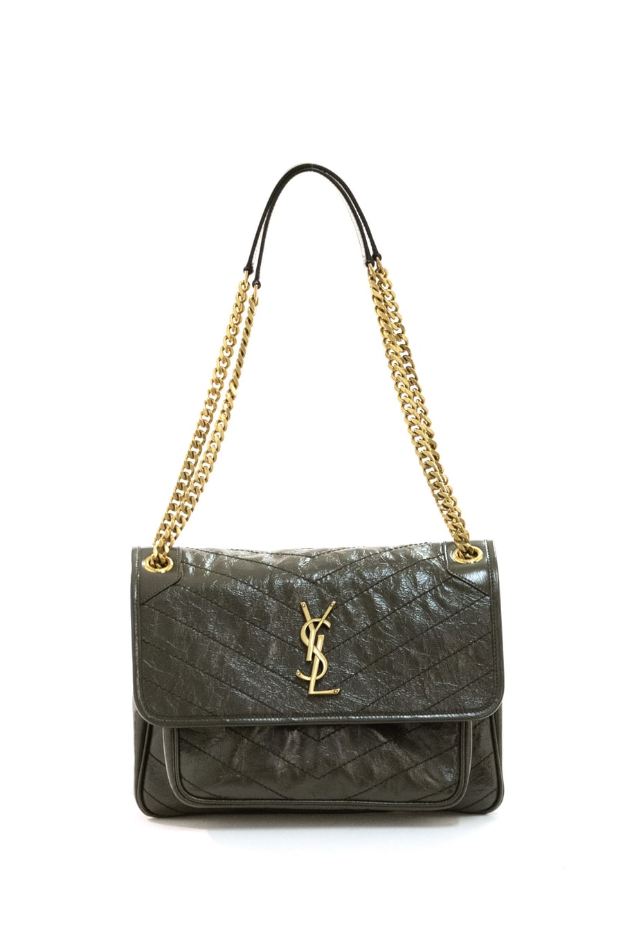 Saint Laurent Borsa Niki Media in Pelle Vintage, view 3