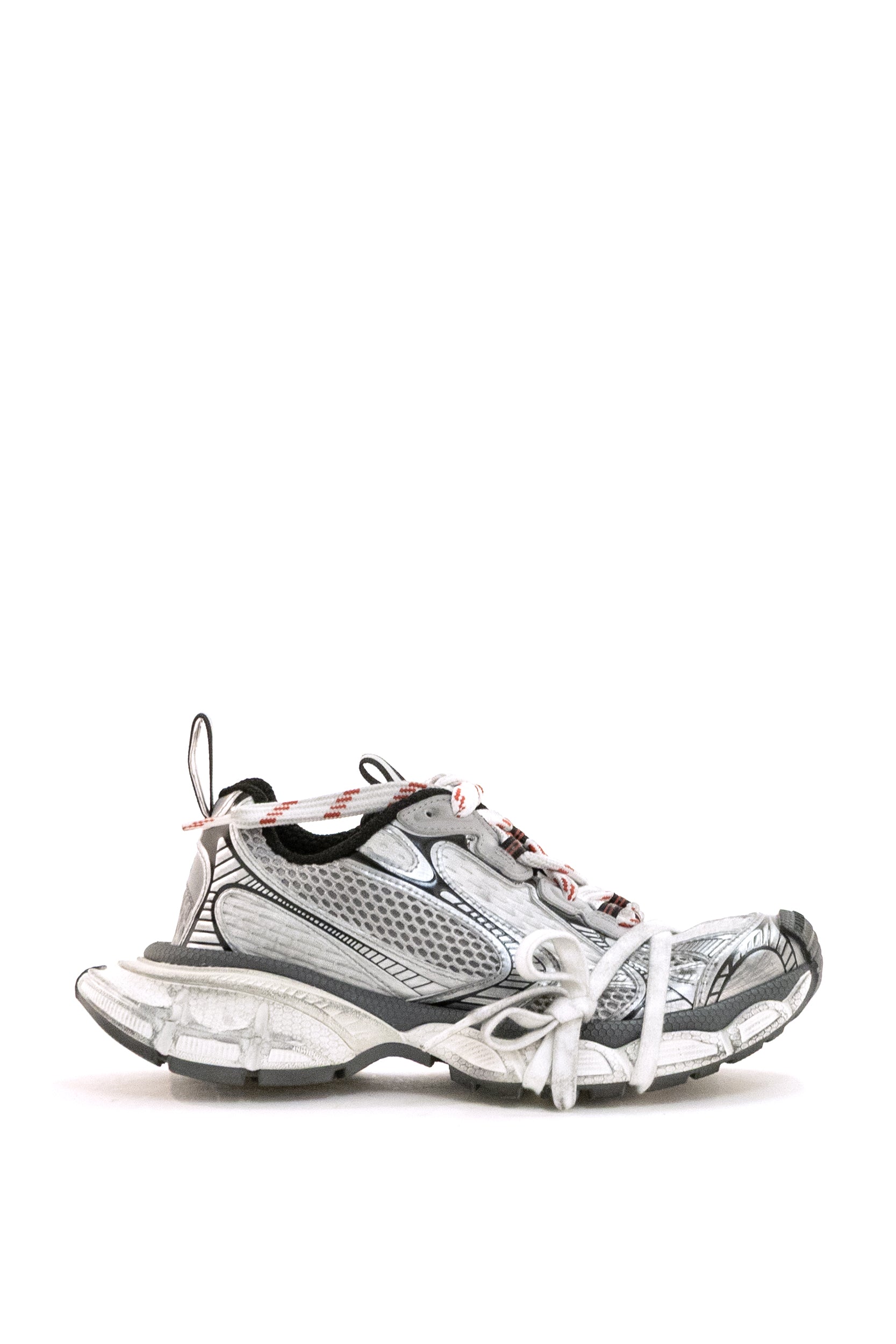 Balenciaga Sneakers 3XL Gradient in mesh e gomma di colore grigio e nero