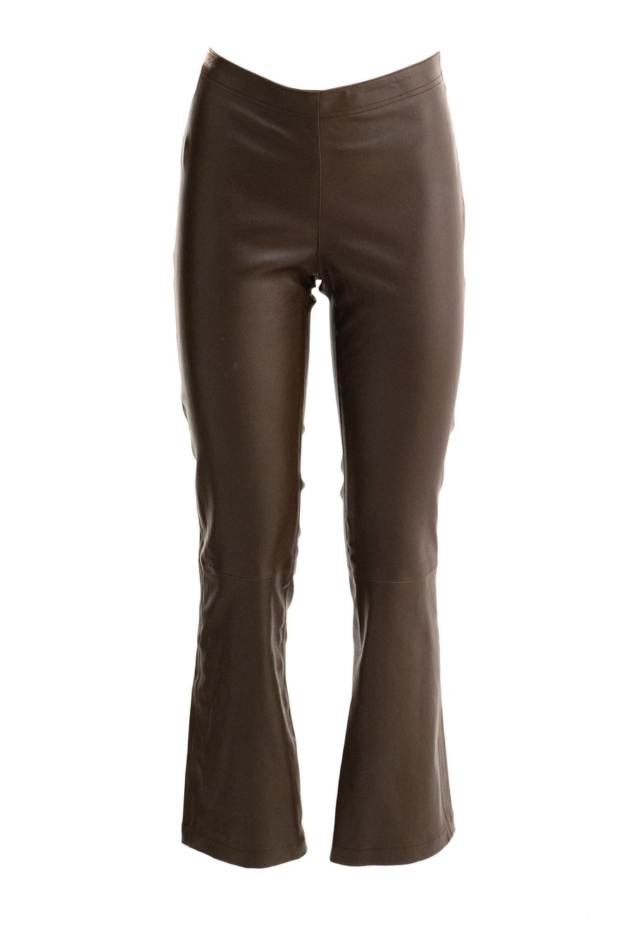 INES & MARECHAL Pantaloni in pelle di colore marrone