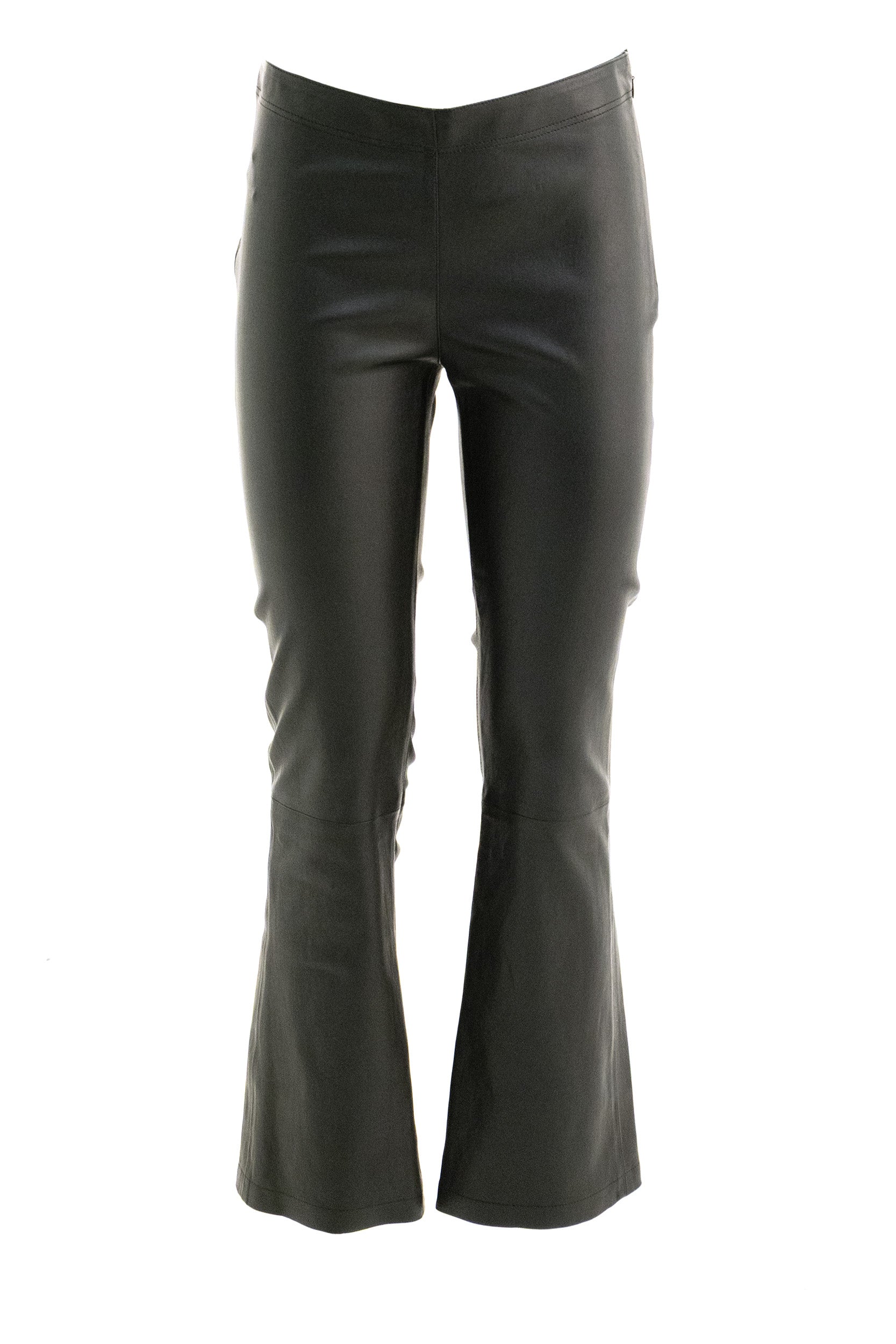 INES & MARECHAL Pantaloni in pelle di colore nero