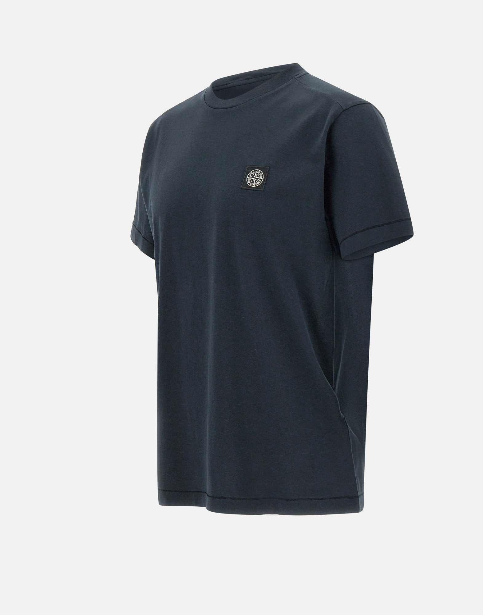 Stone Island T-shirt in jersey di cotone, view 2