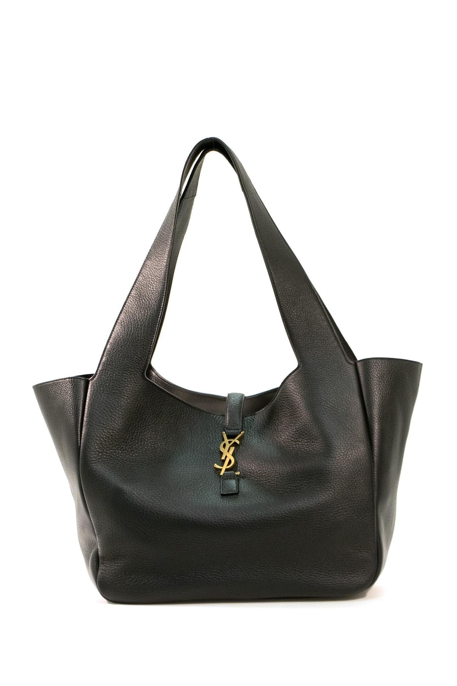Saint Laurent Borsa Le 5 à 7 a spalla in pelle di daino color nero