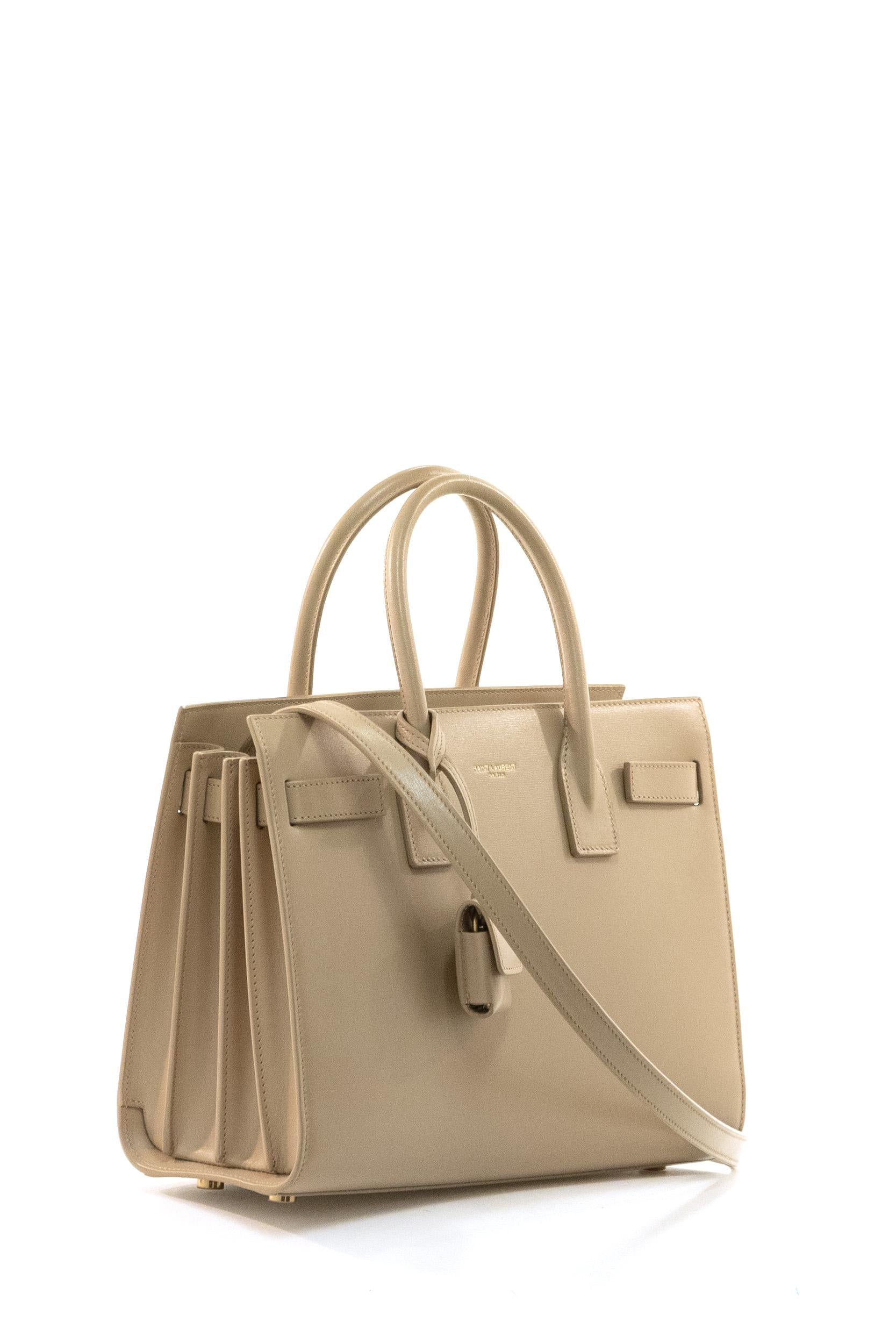 Saint Laurent Borsa Sac de Jour Baby in Pelle, view 2