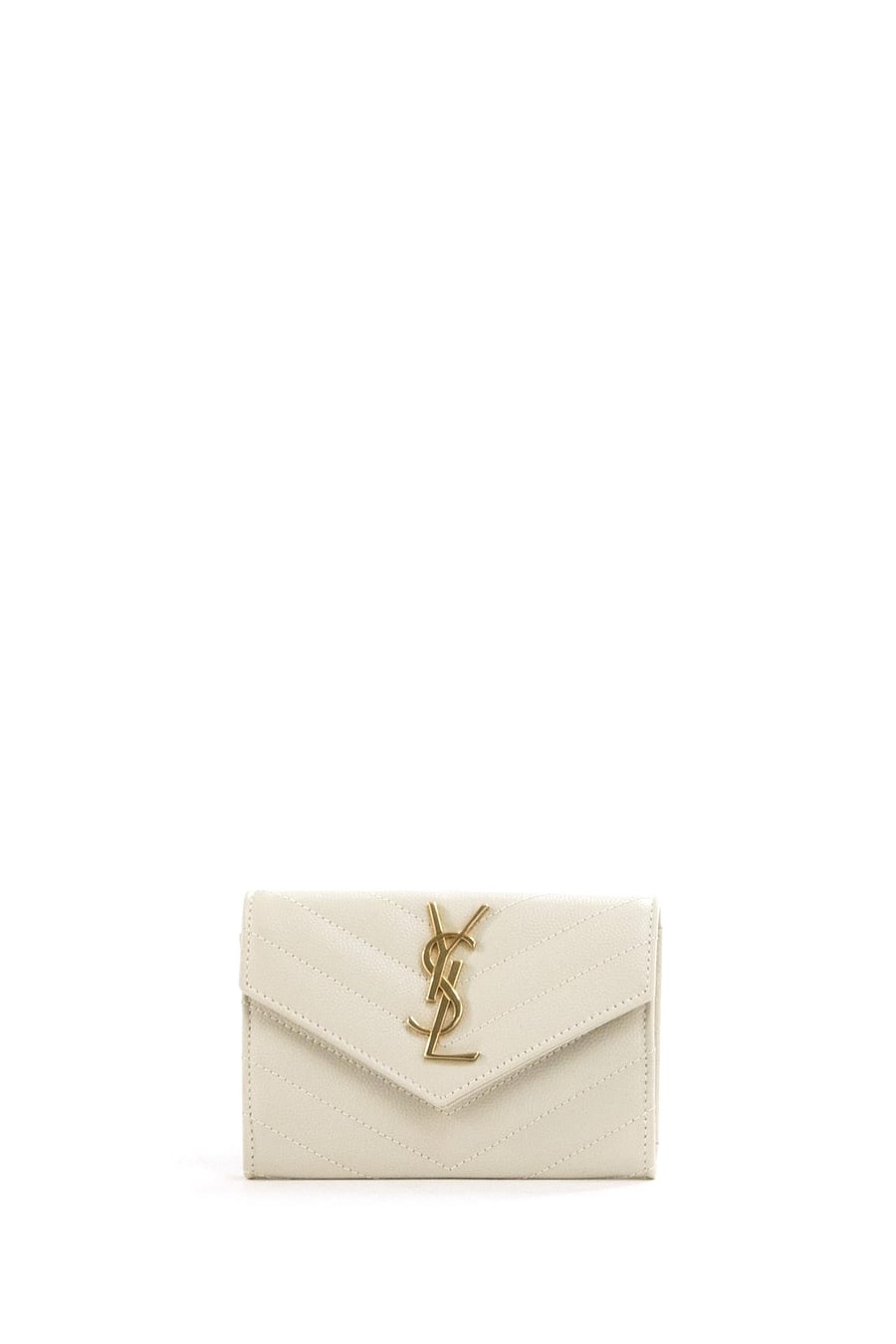 Saint Laurent Portafogli Envelope in Pelle Grain de Poudre