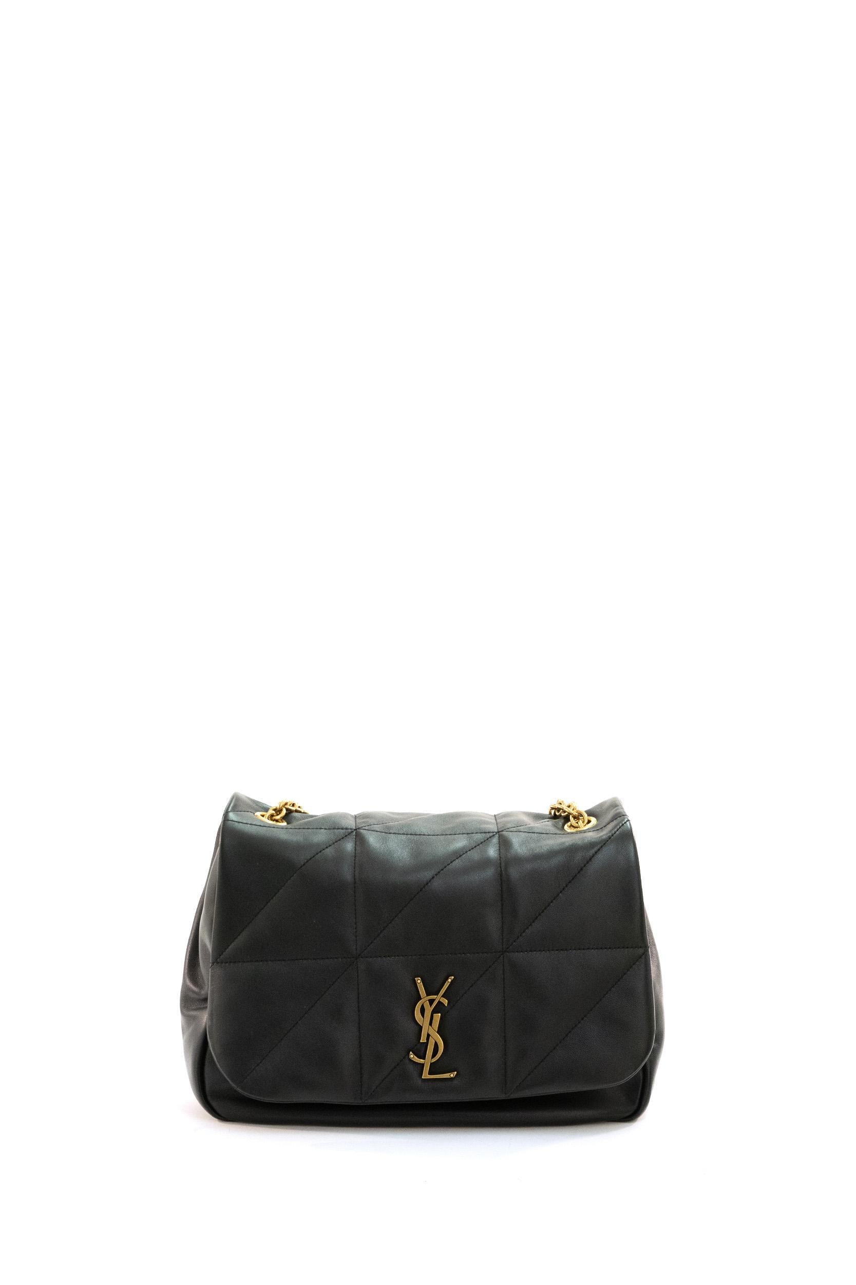 Saint Laurent Borsa Jamie 4.3 a spalla in nappa di colore nero