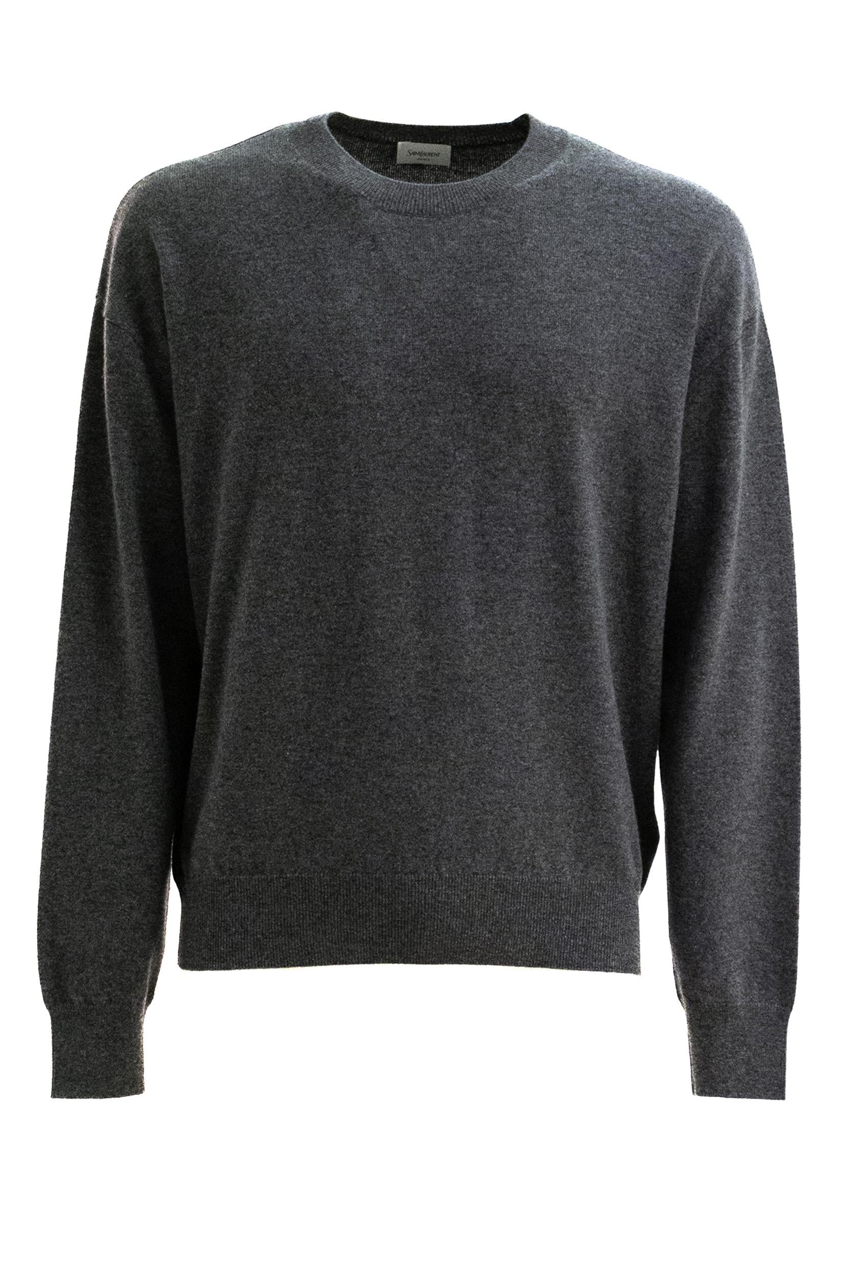 Saint Laurent Pullover in cashmere color grigio