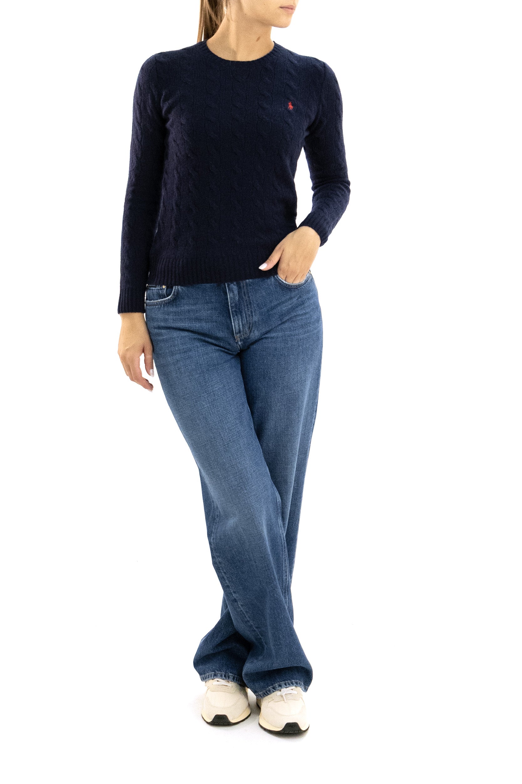 Dolce & Gabbana Jeans in denim di cotone di colore blu, view 2