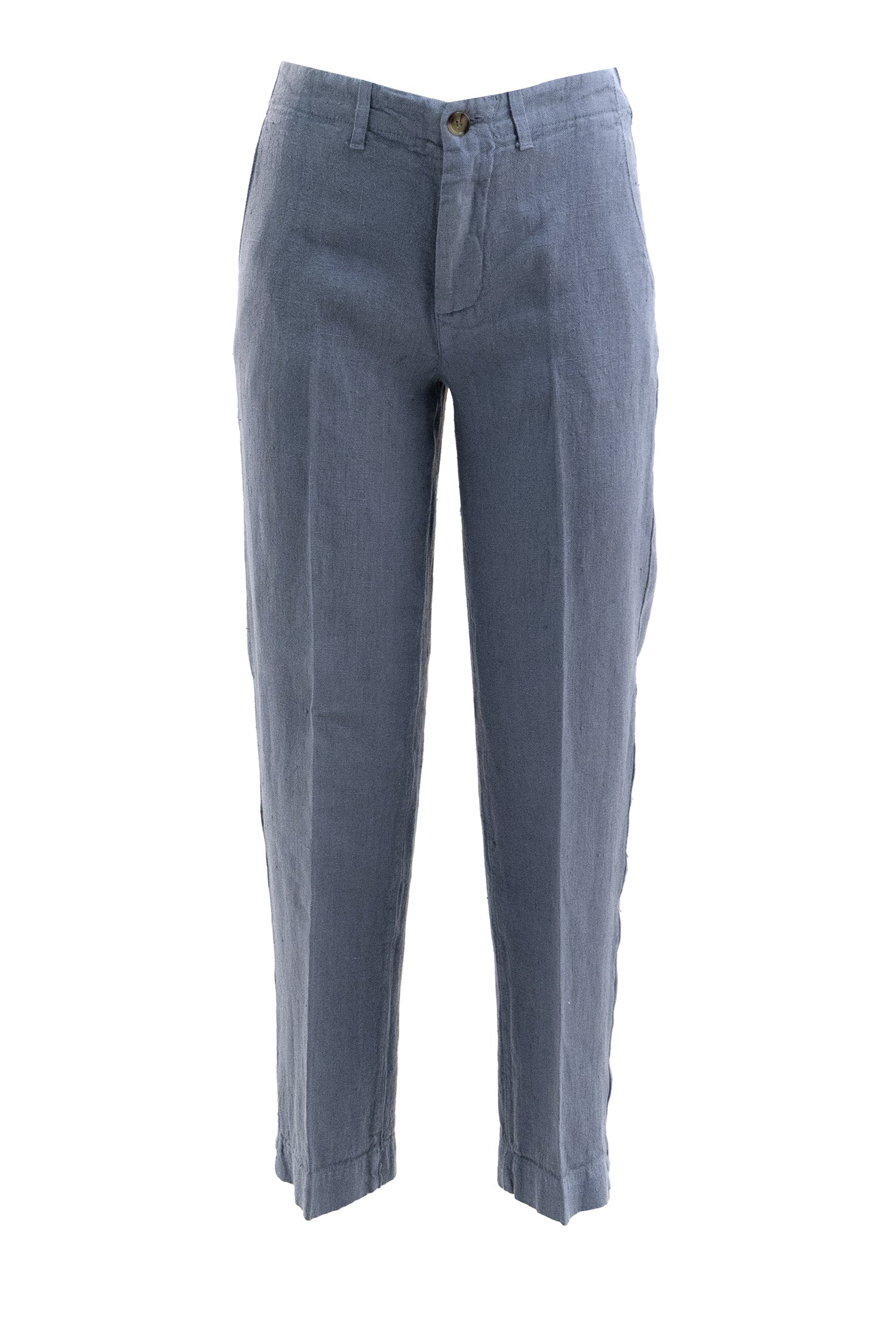 KILTIE Pantaloni in lino di colore azzurro