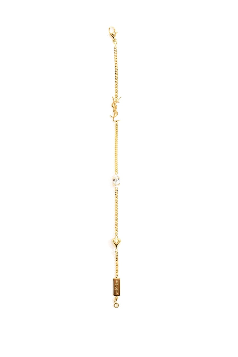 Saint Laurent Bracciale a Catena in Ottone