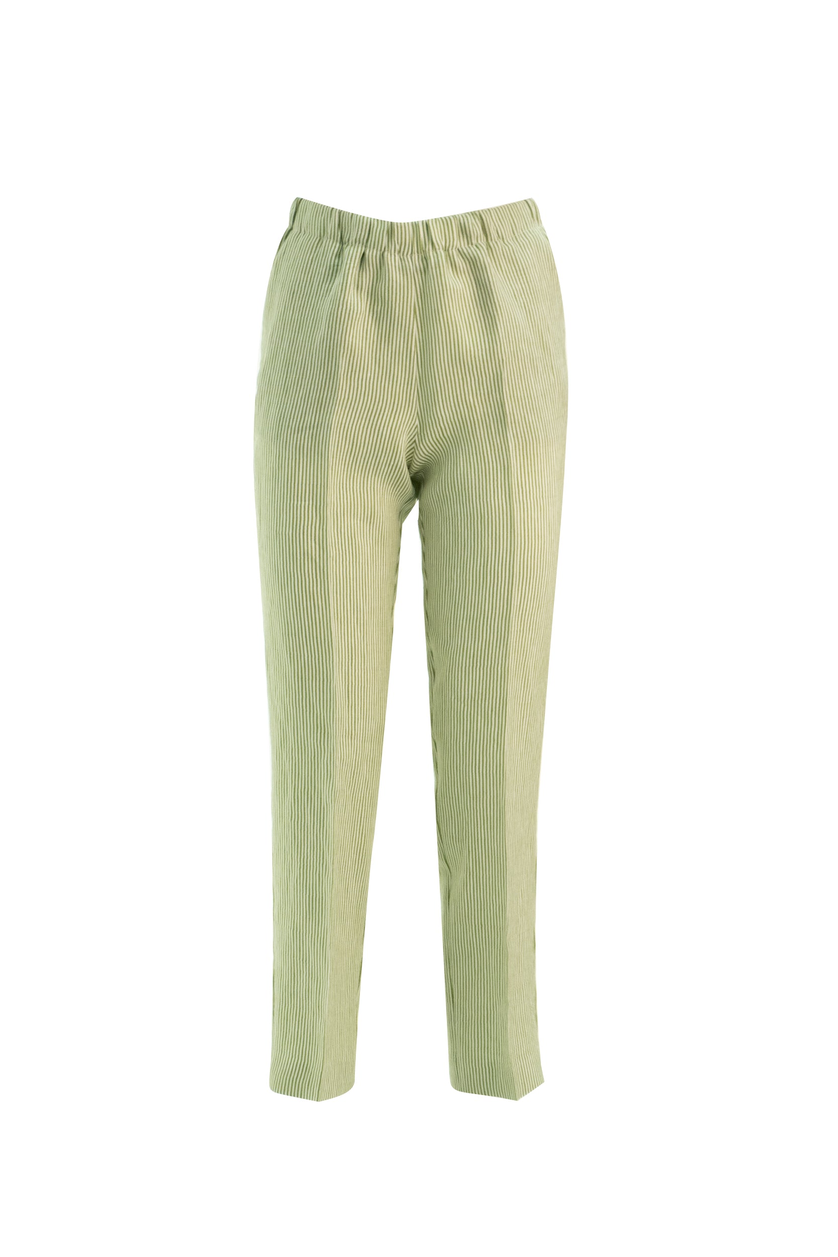 KILTIE KILTIE KP2475T4505 419 Pantaloni a righe verdi