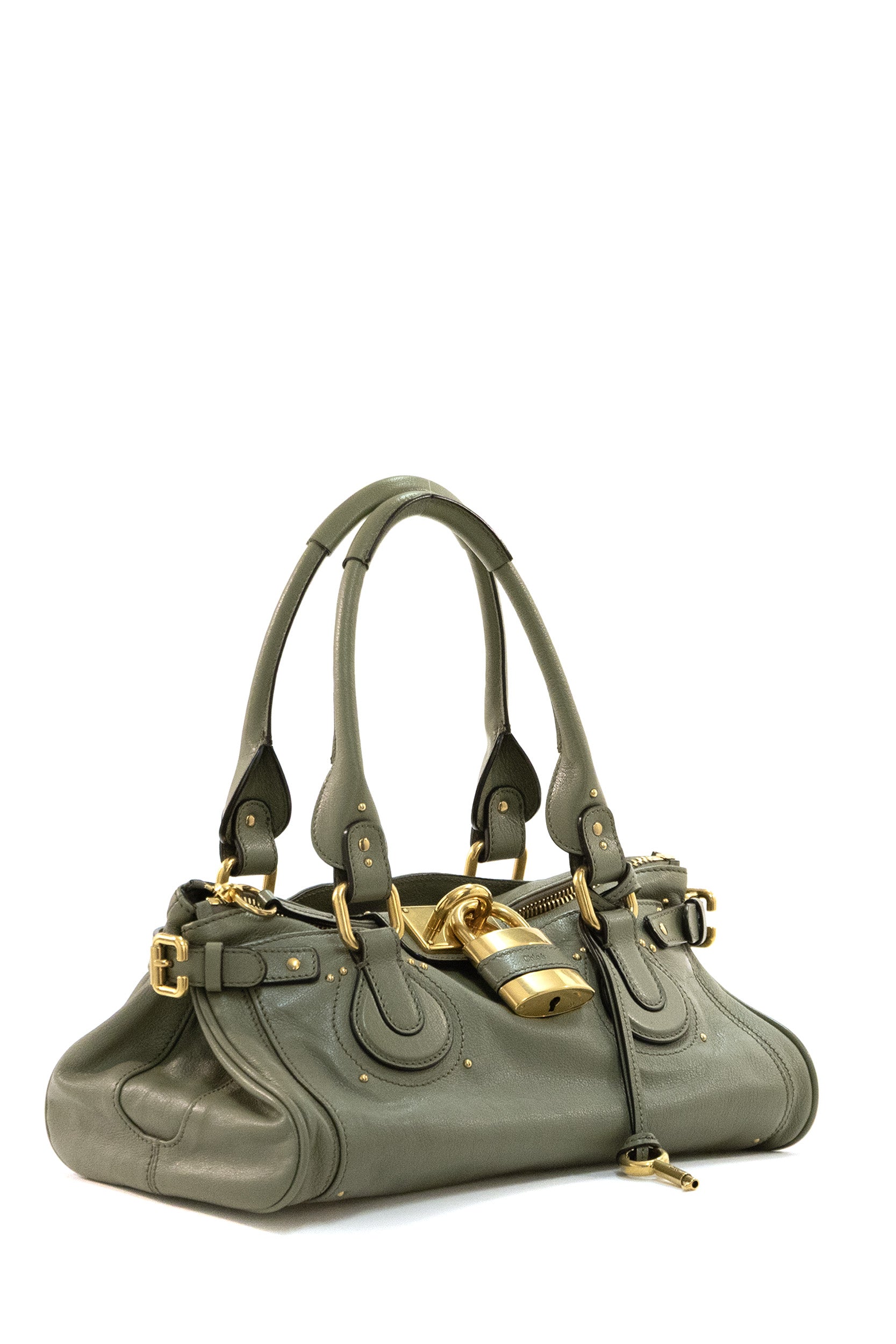 Chloé Borsa Paddington in Pelle Granata, view 2