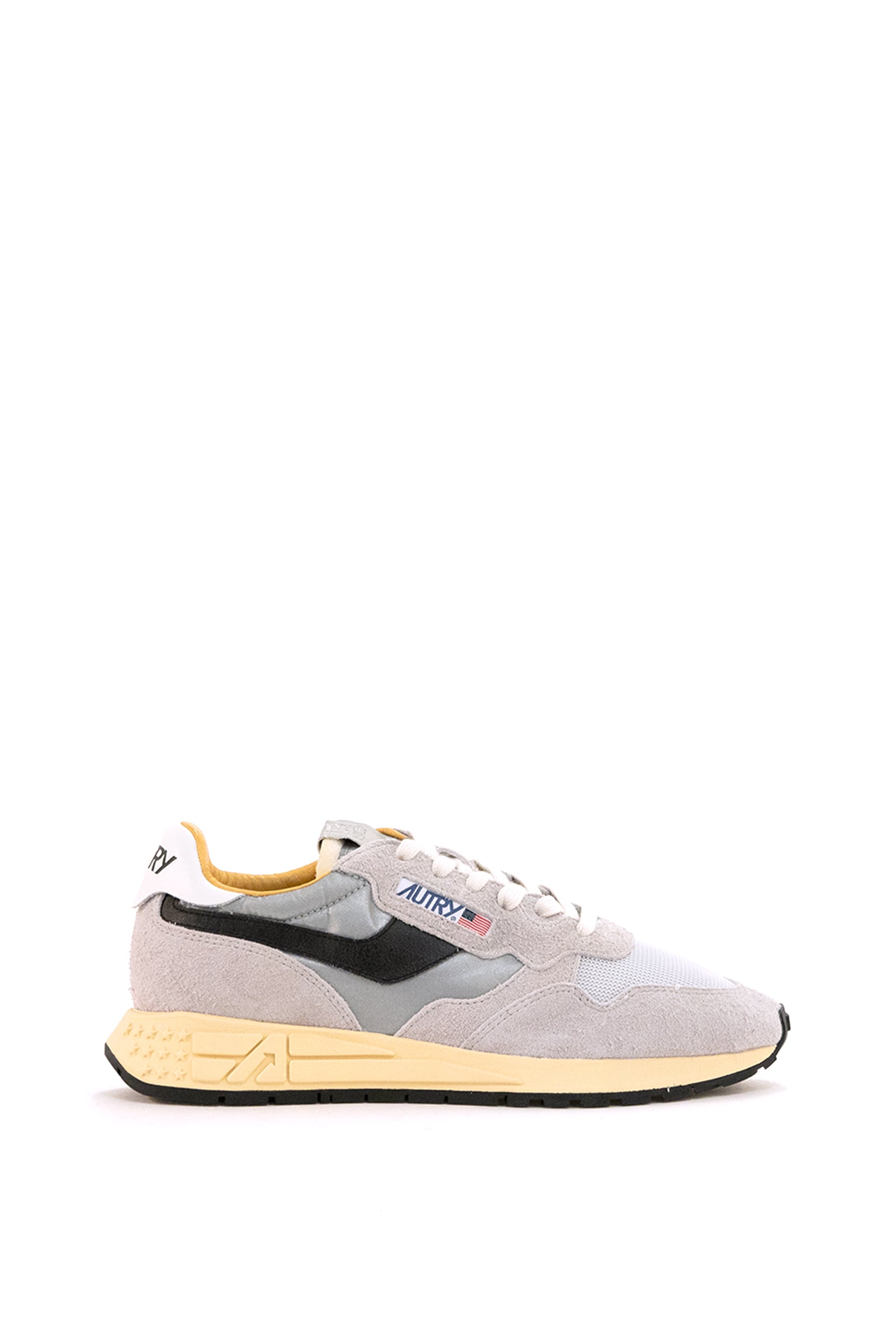 Autry Sneakers Reelwind in nylon, mesh e suede di colore grigio