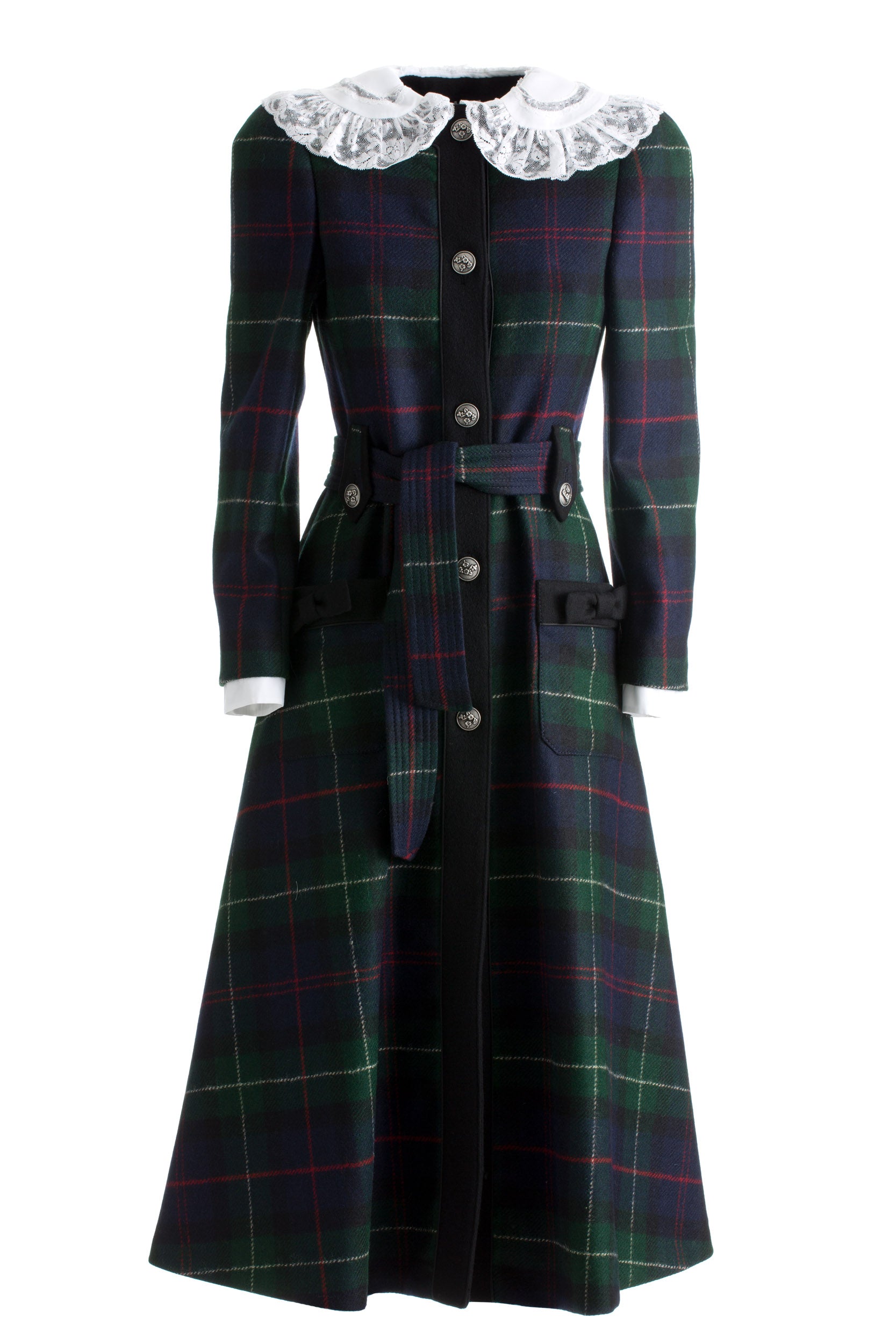 Miu Miu Miu Miu MS1753 1V7UF0008 Soprabito Monopetto in Tartan