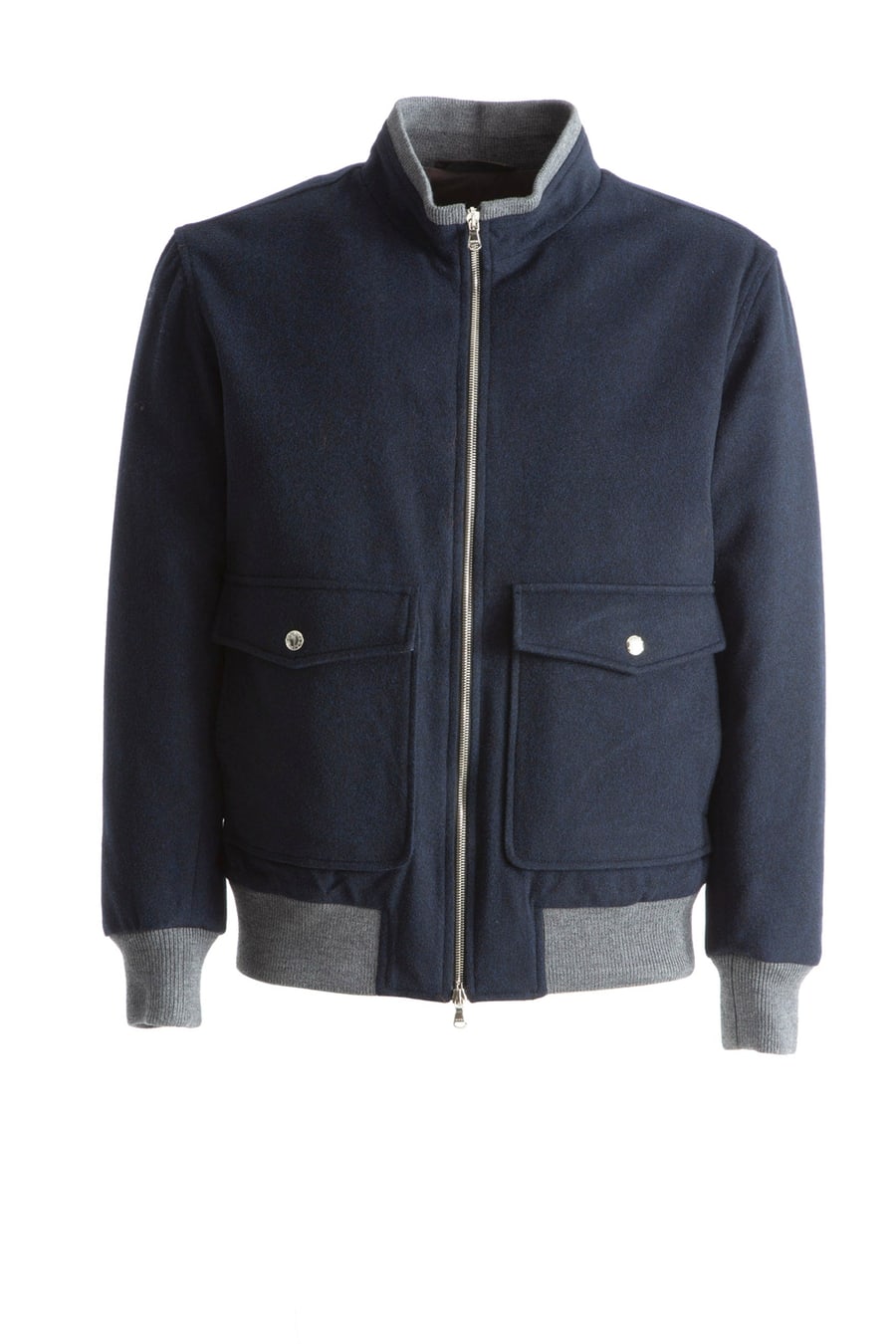 BARBA Bomber con collo alto e tasche