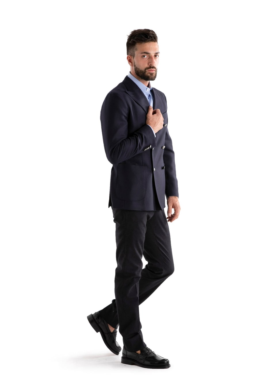 INCOTEX pantalone in cotone, view 3