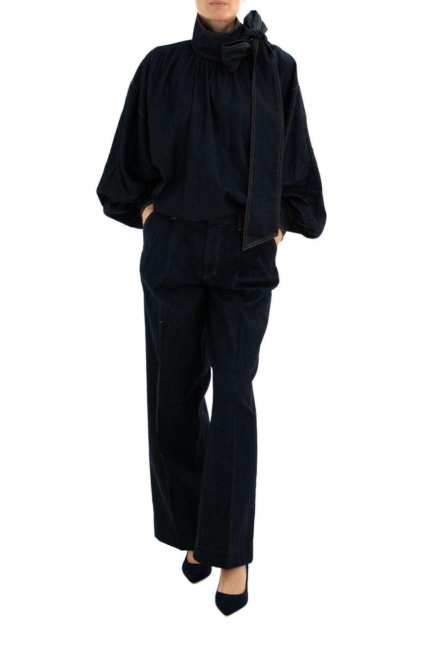 Zimmermann Pantaloni in Denim, view 3