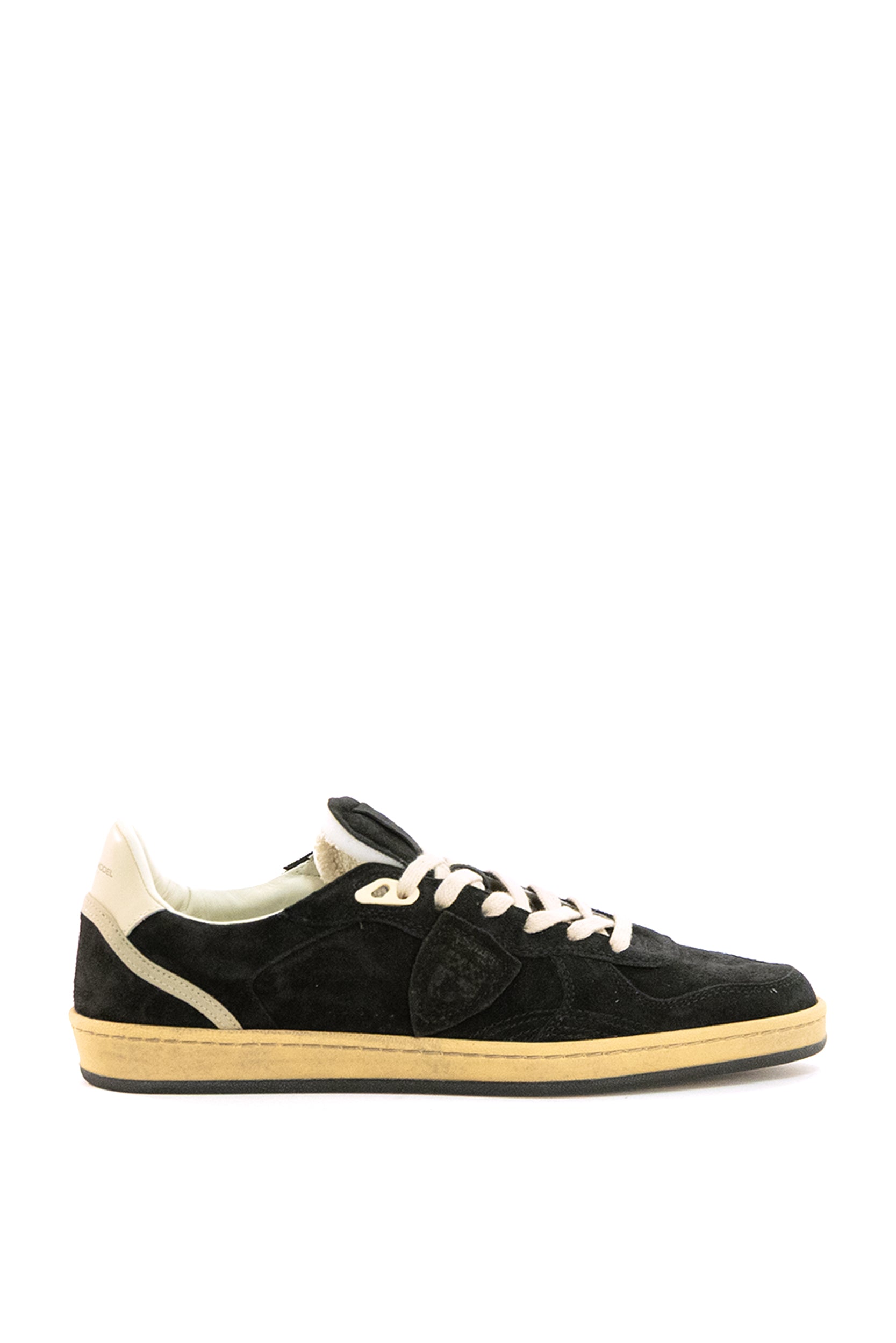 PHILIPPE MODEL Sneakers Pgal in suede di colore nero