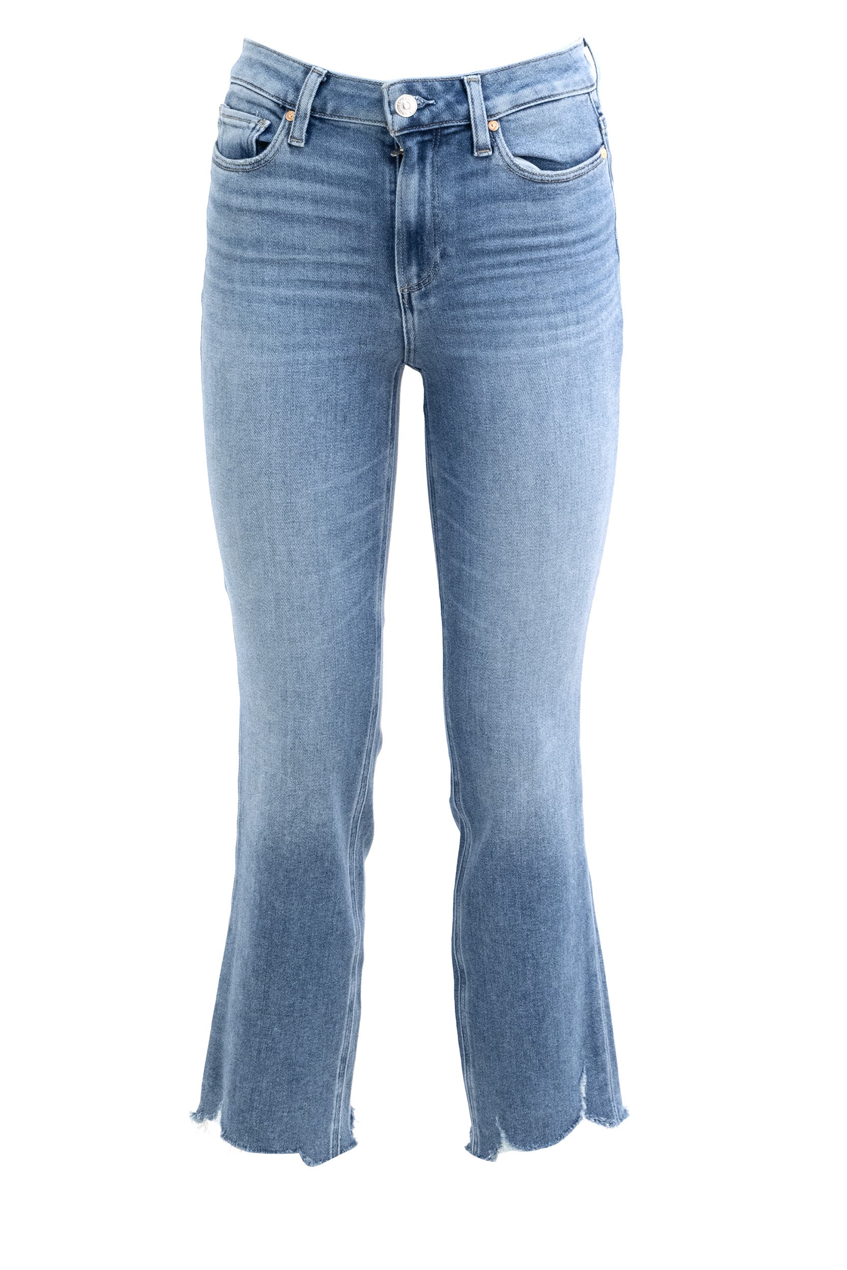 PAIGE Jeans in cotone di colore azzurro
