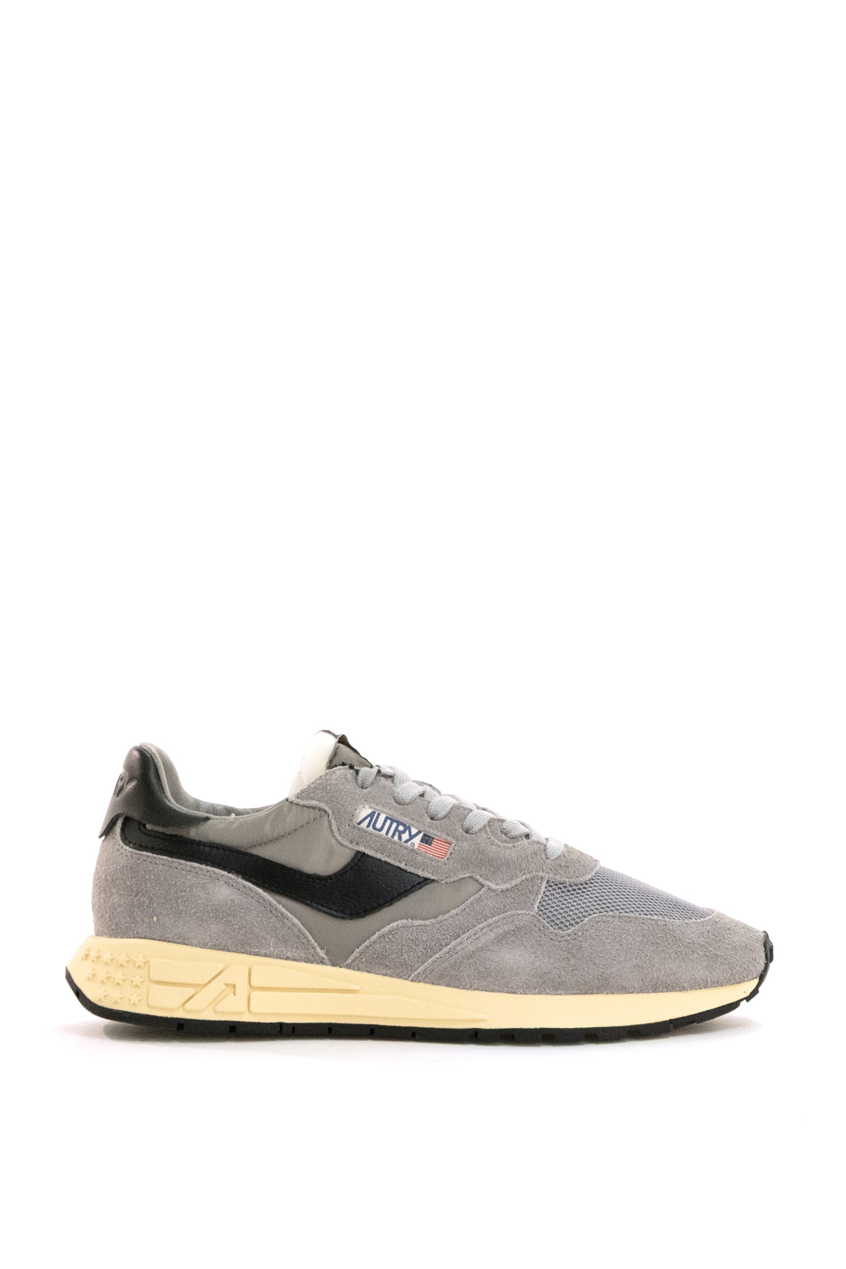 Autry Sneakers Reelwind in nylon e suede di colore grigio