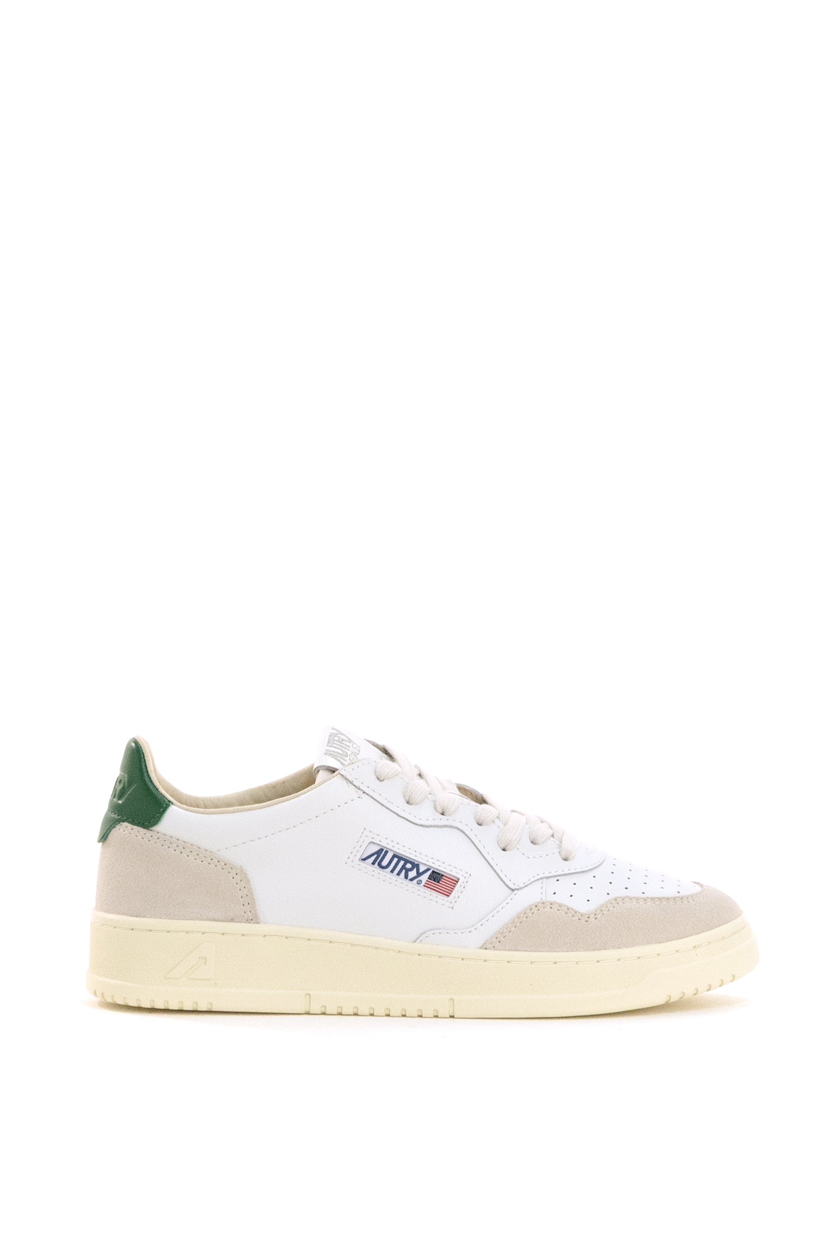 Autry Sneakers Medalist in pelle liscia di colore bianco