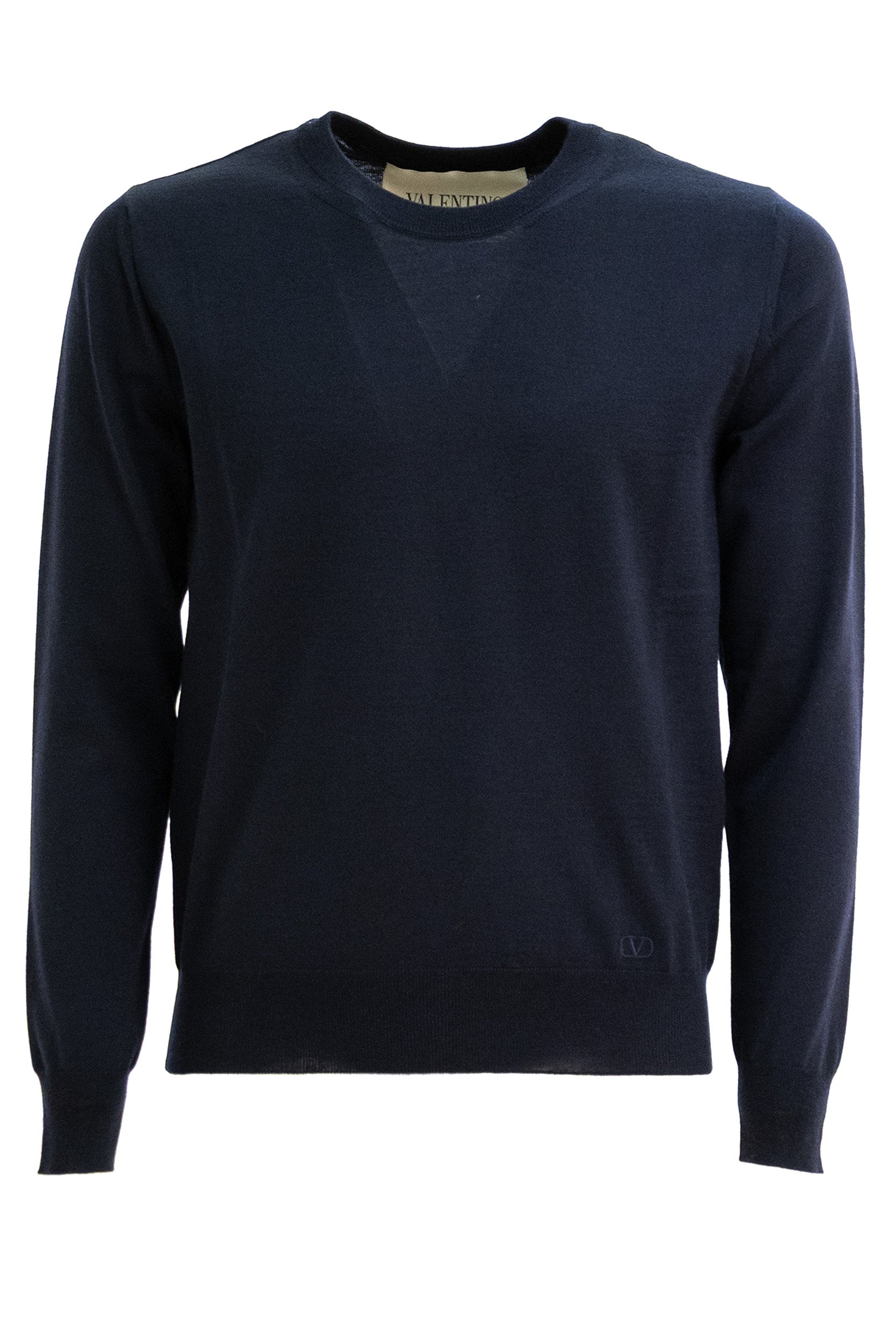 Valentino Garavani Pullover in lana di colore blu