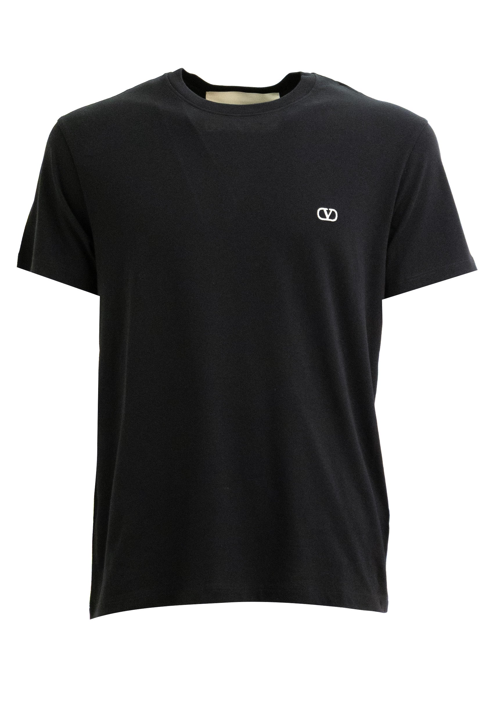 Valentino Garavani T-shirt in cotone di colore nero