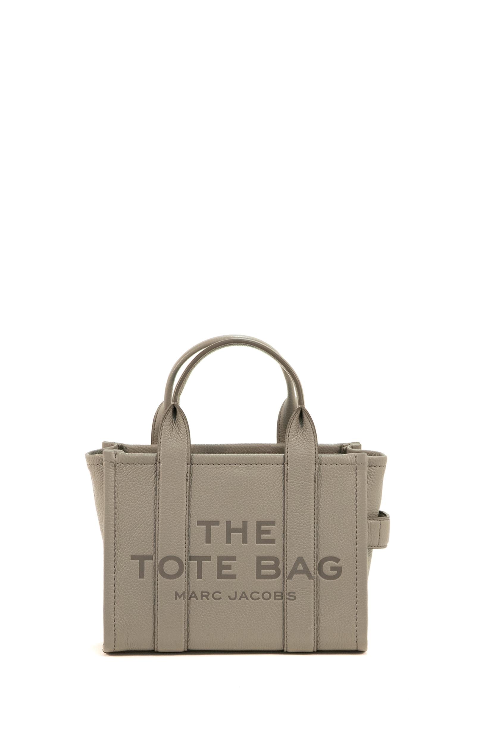 Marc Jacobs Borsa The Small Tote in pelle color tortora