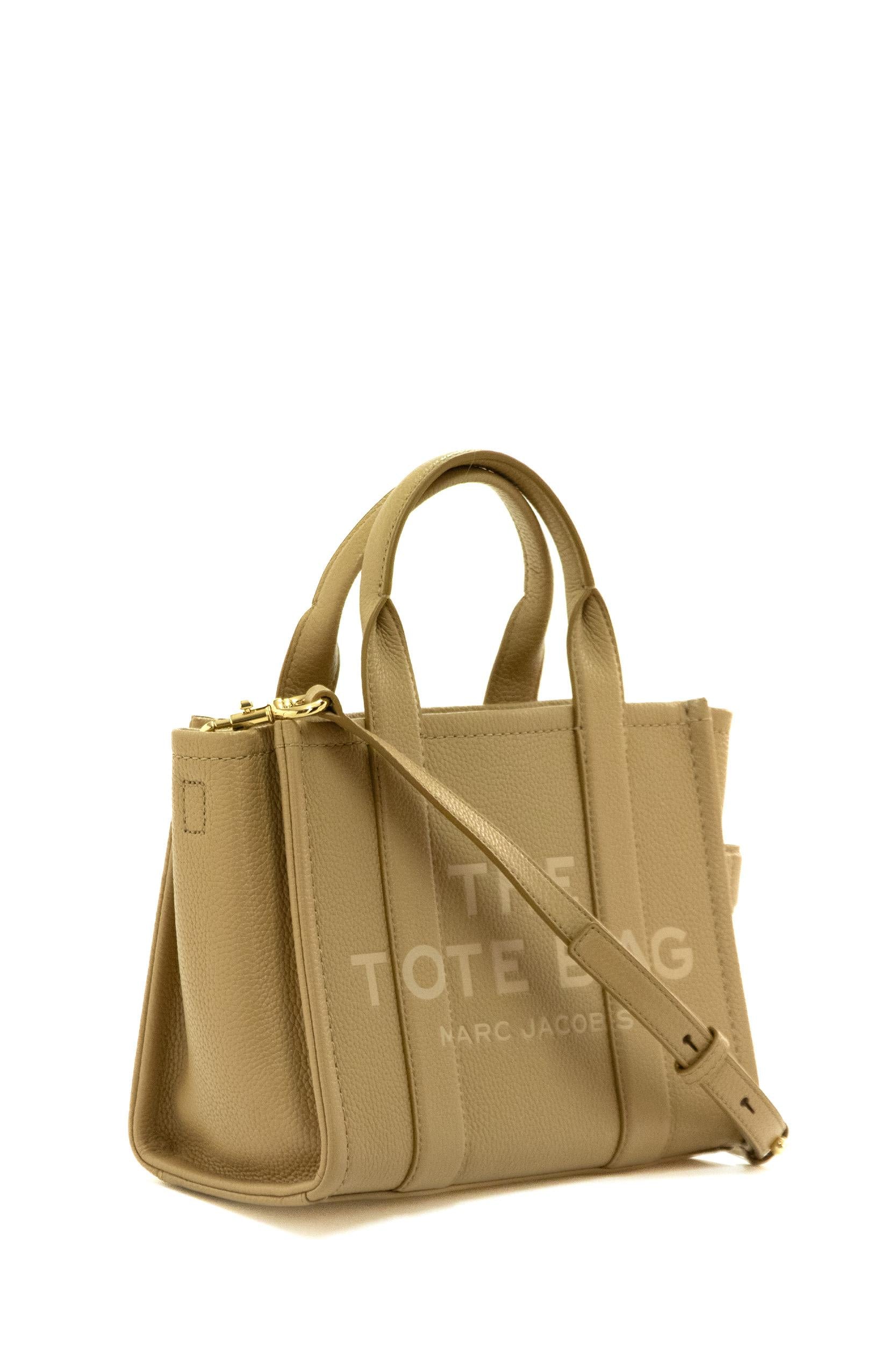 Marc Jacobs Borsa The Small Totecolore beige, view 2