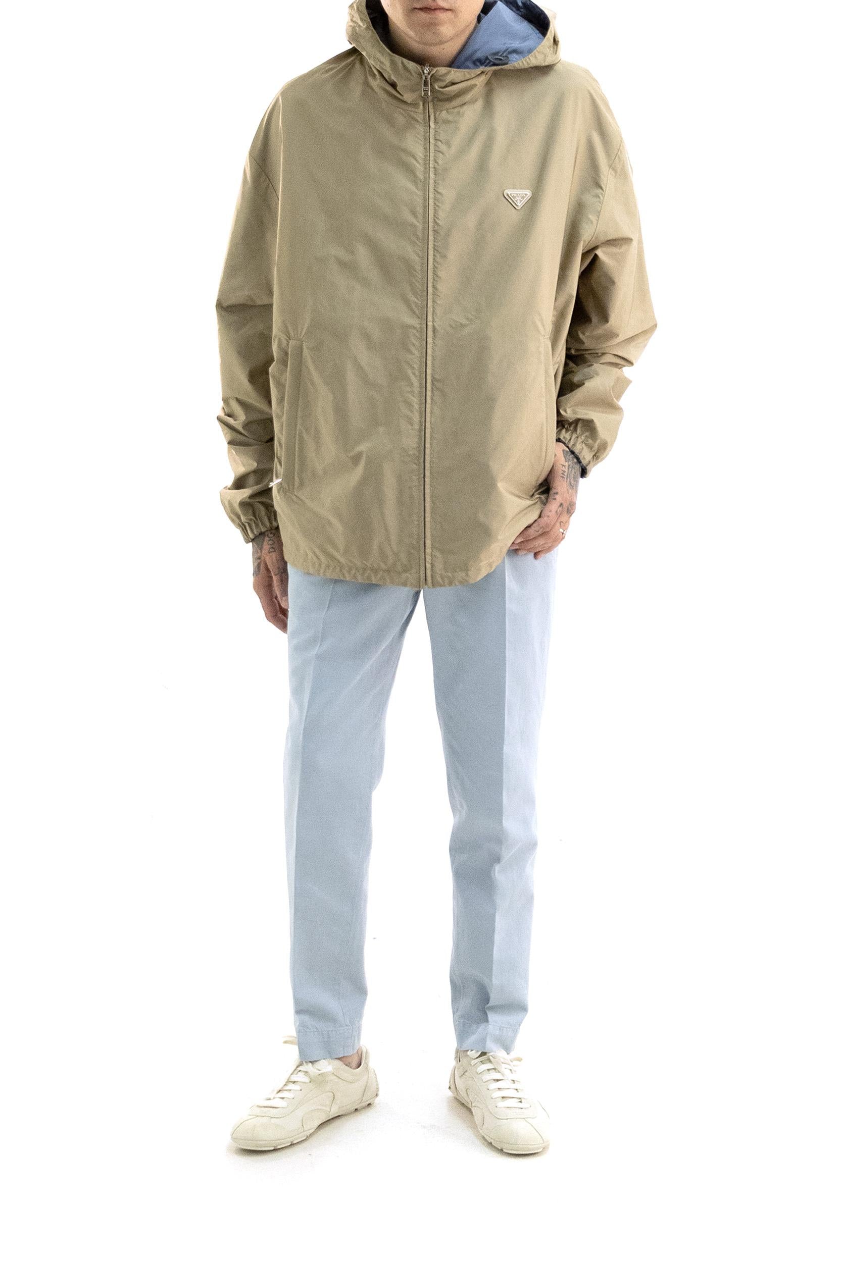 INCOTEX Pantaloni in cotone e lino di colore azzurro, view 2