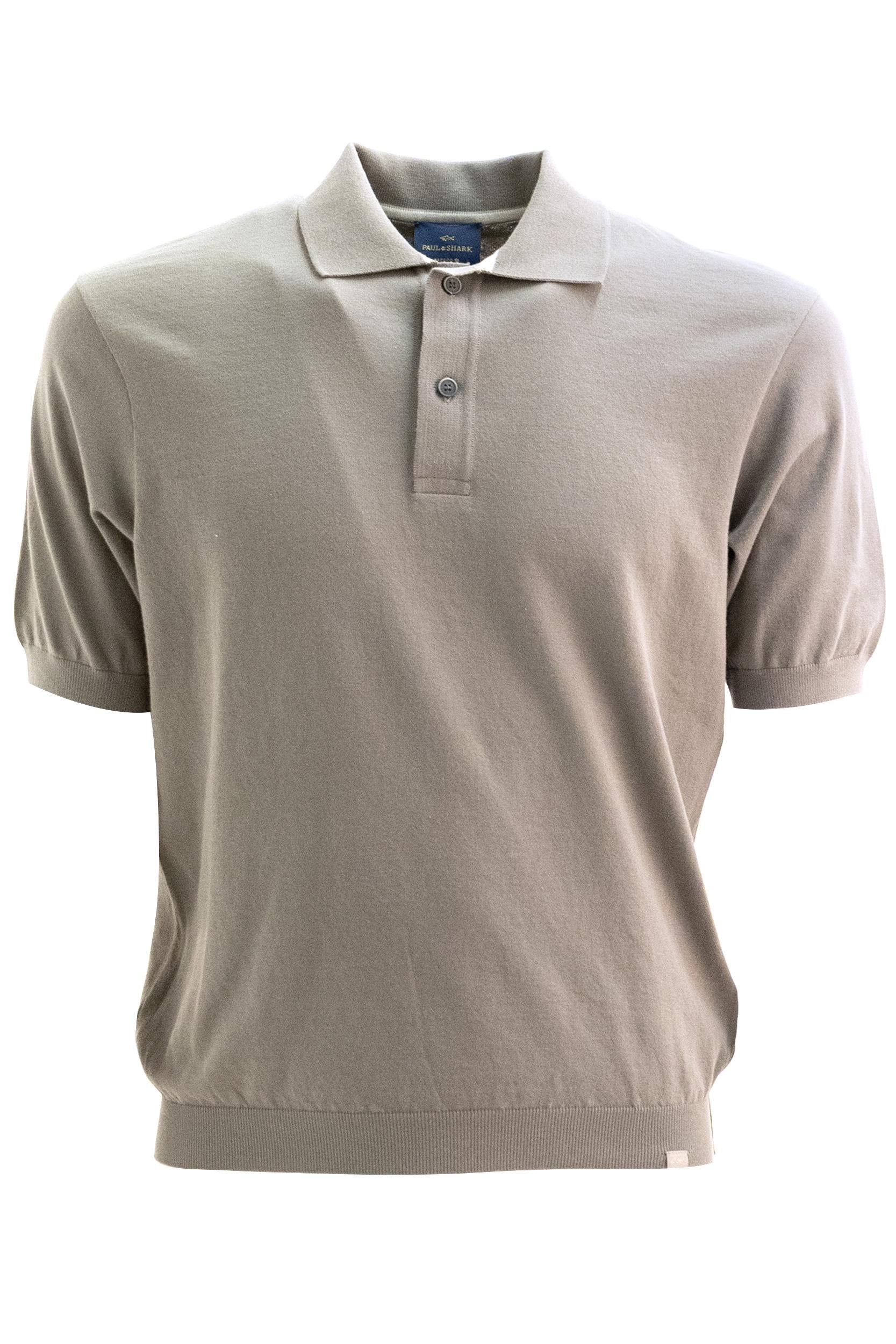 PAUL & SHARK Polo in cotone di colore beige