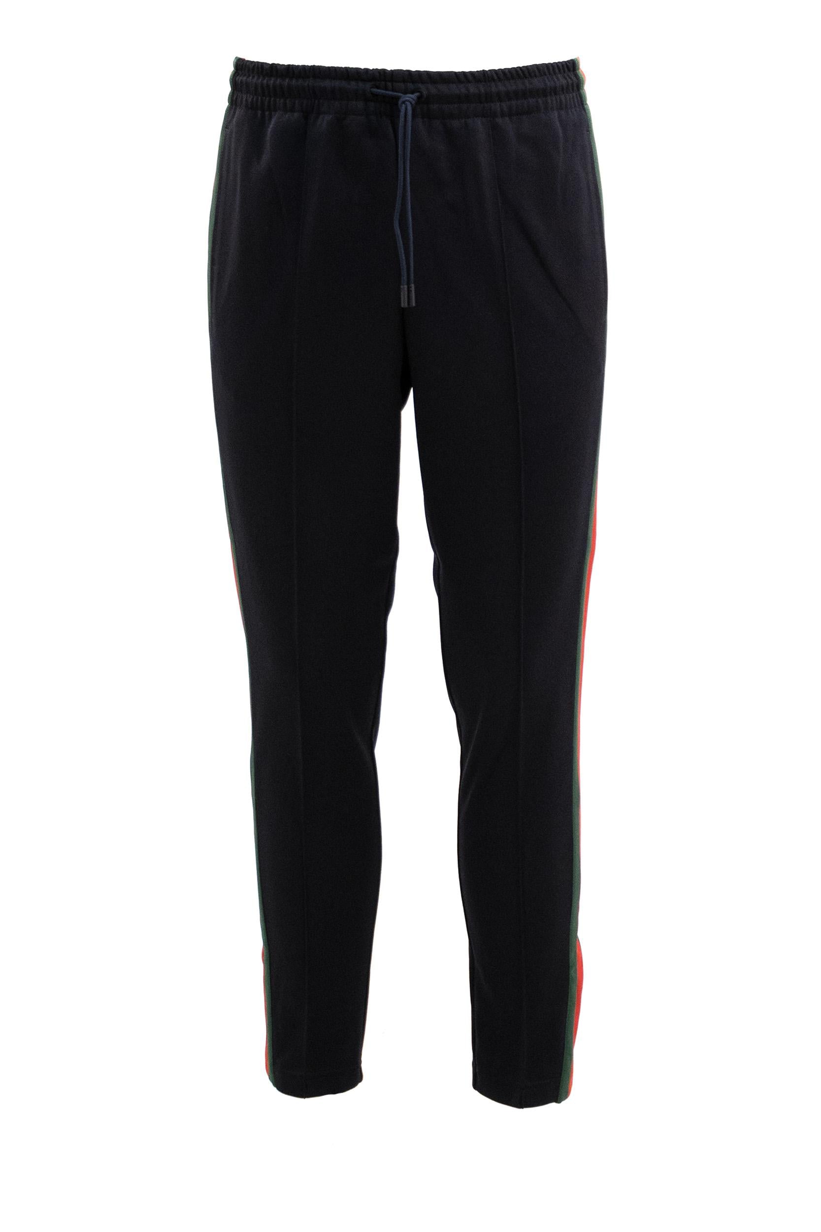 Gucci Gucci pantalone sportivo in jersey tecnico con Web