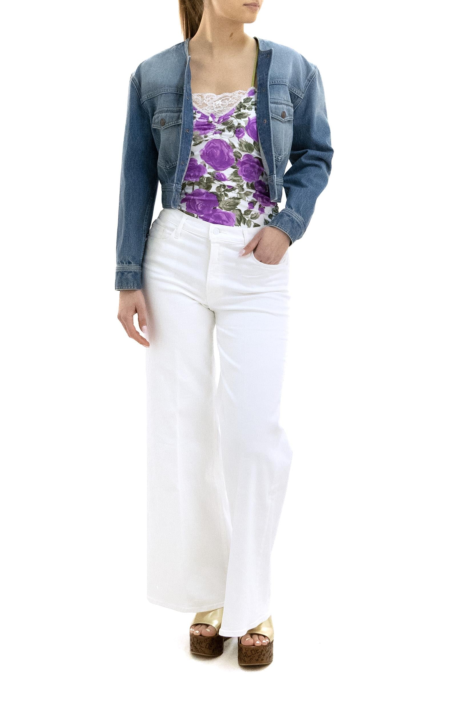 Chloé Giacca in denim di colore azzurro, view 2