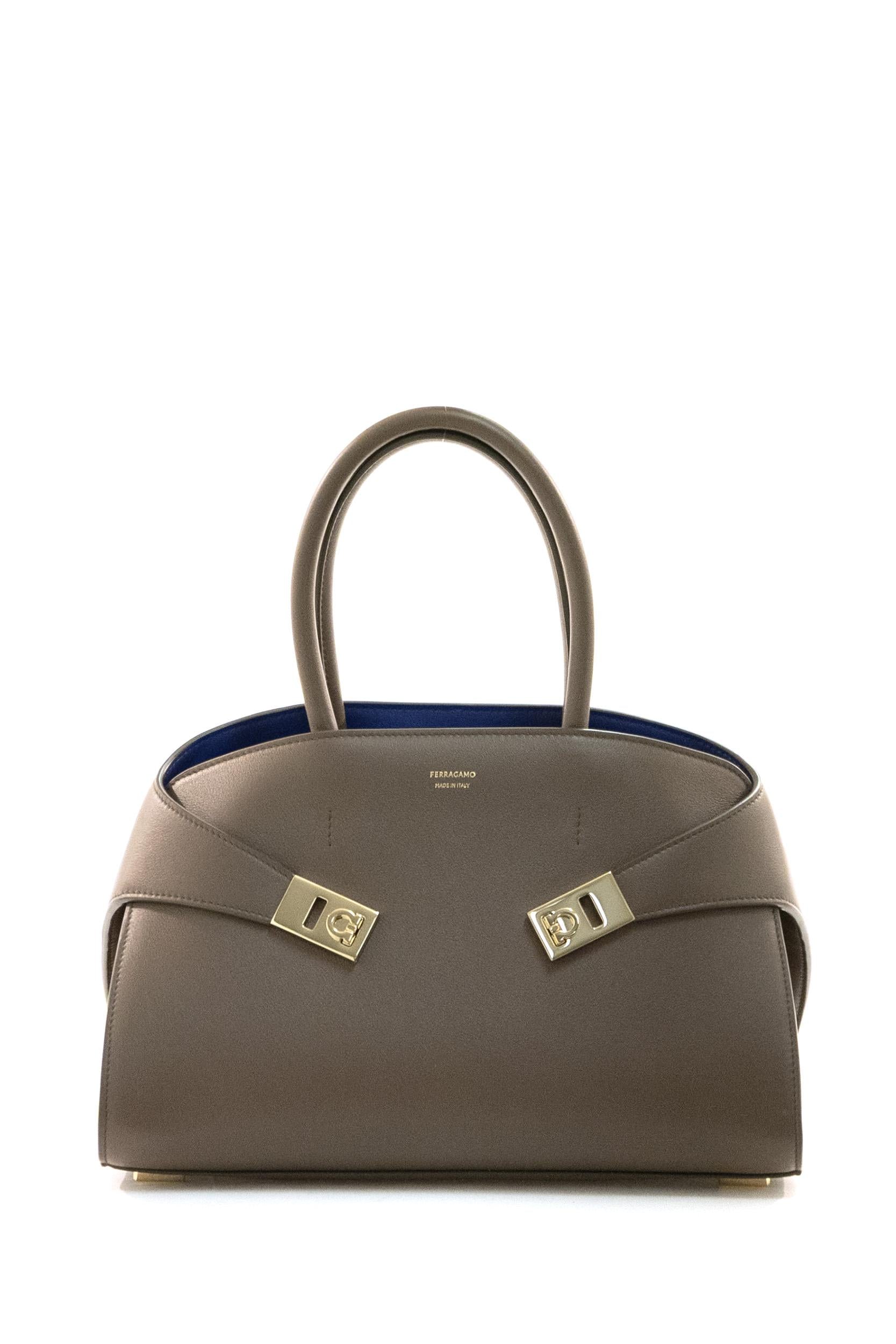 Ferragamo Borsa a Mano Hug in Pelle